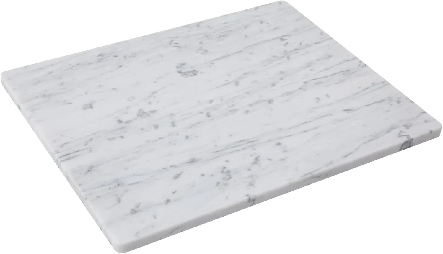Enhanced Carrara White Marble Cutting Board 16×20 Inch Marble Pastry Board Reusable