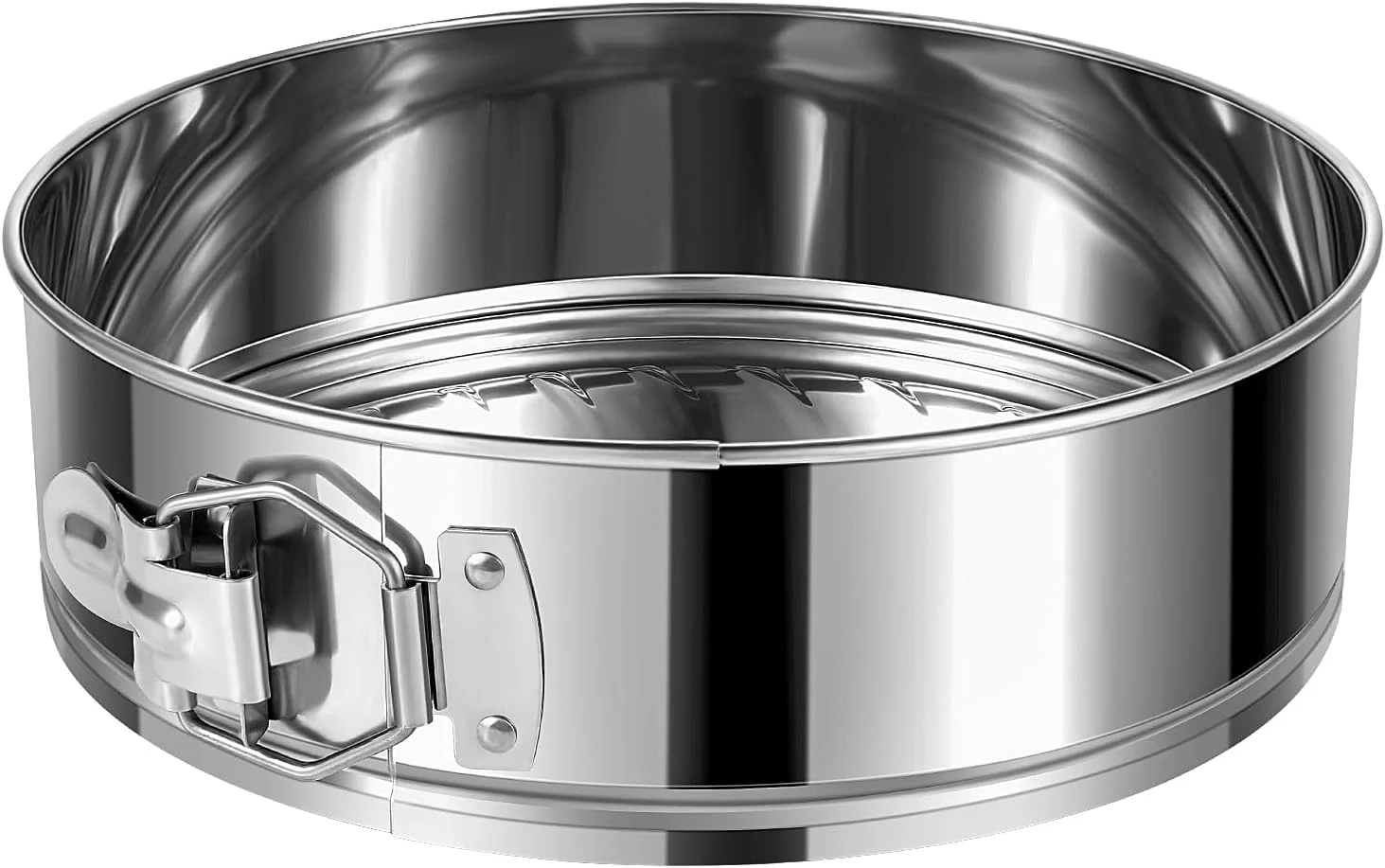 Smart 9 Inch Springform Cake Pan Stainless Steel Springform Pans Leakproof Nonstick Cheesecake Pan with Removable Bottom Original
