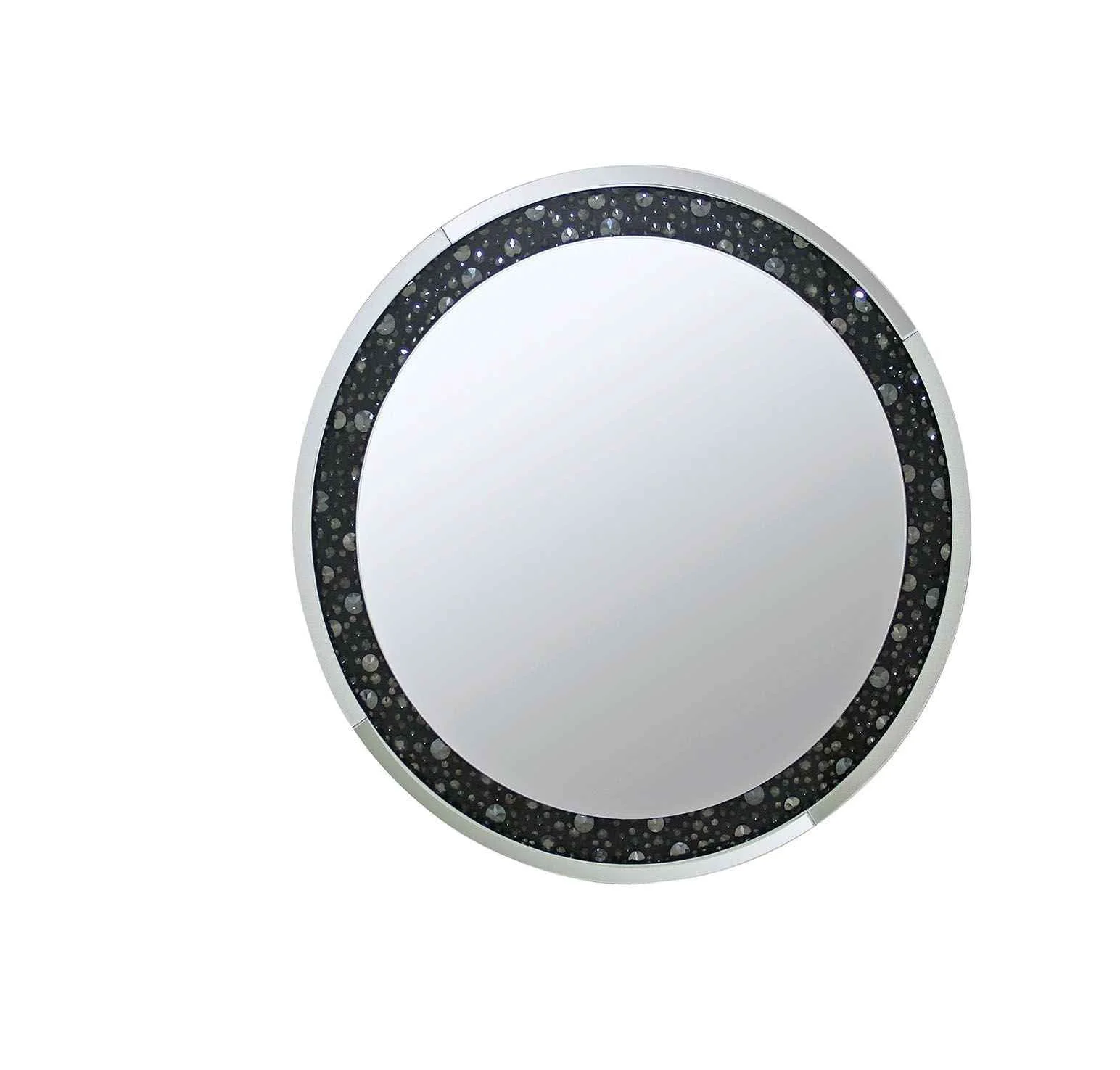Environmentally Friendly Nysa - 39 Accent Mirror - Mirrored Faux Crystals Reusable