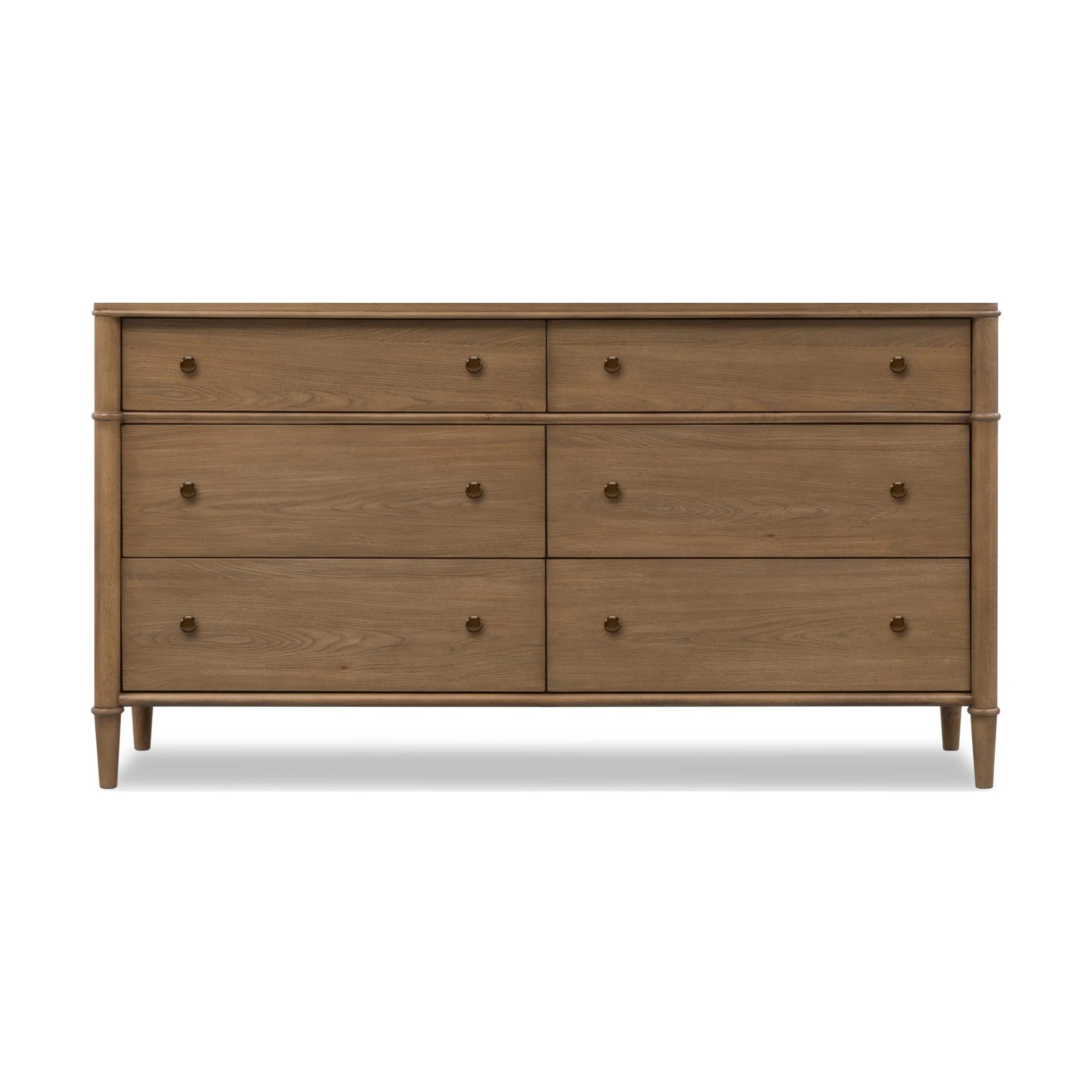 Minimalist Lennox 6-Drawer Dresser – Claystone Sustainable