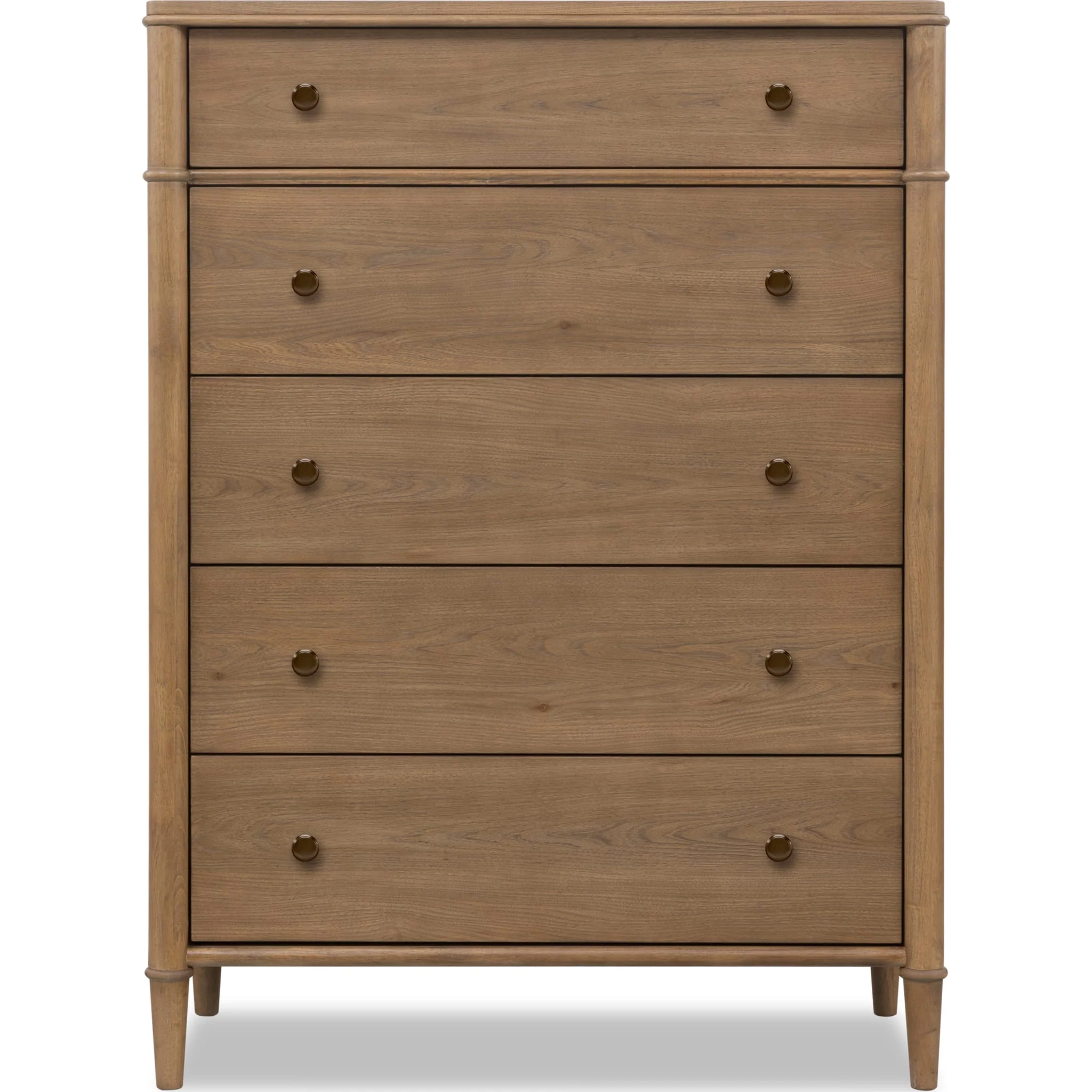 Carefully Designed Lennox 5-Drawer Chest – Claystone Convenient
