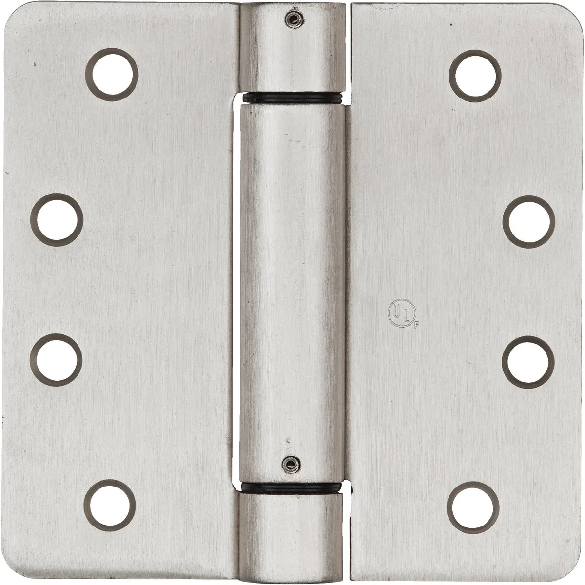 Smart National 4 In. Satin Nickel 1 4 In. Radius Spring Door Hinge Stylish