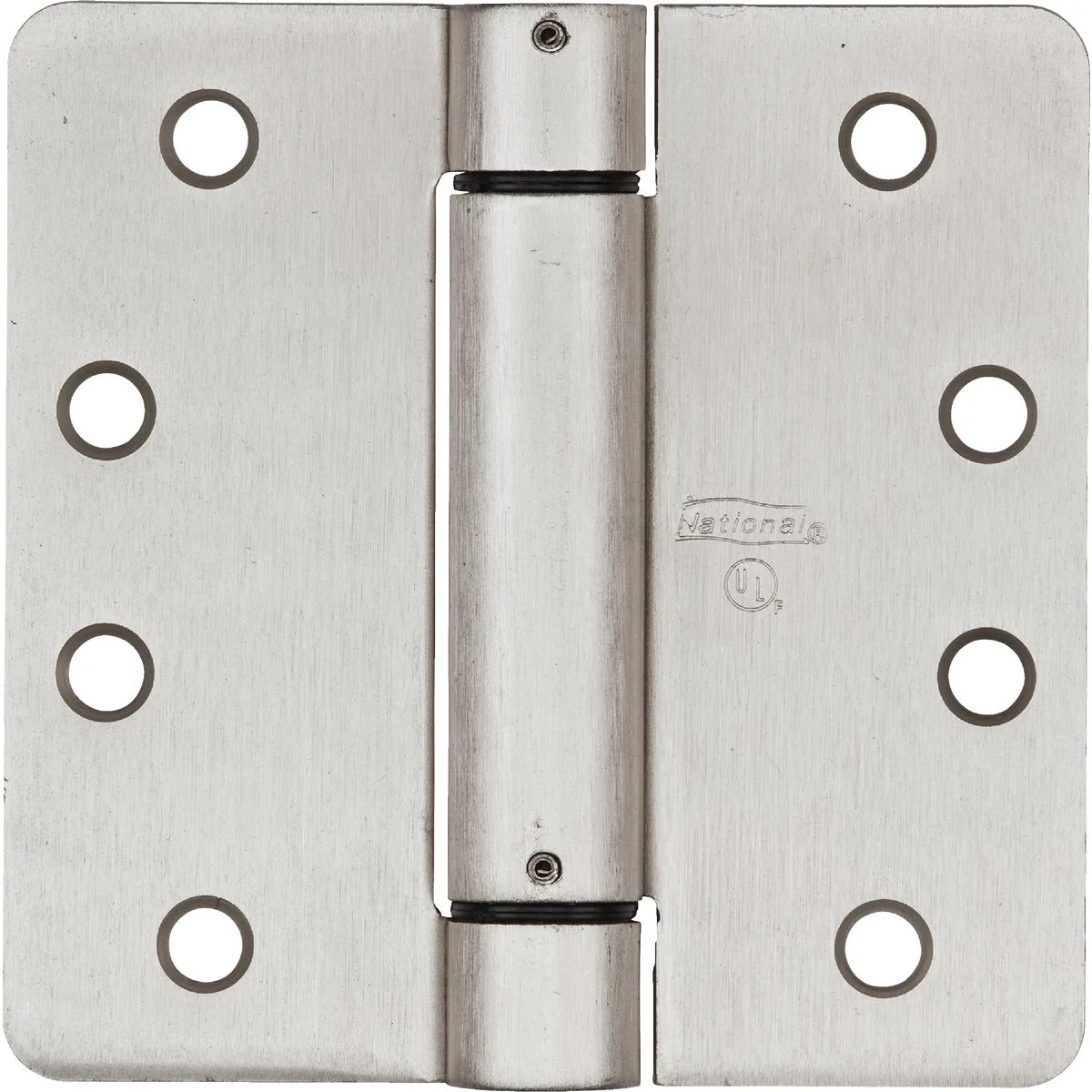 Top-Quality National 3.5 In. Satin Nickel 5 8 In. Radius Spring Door Hinge World-Class