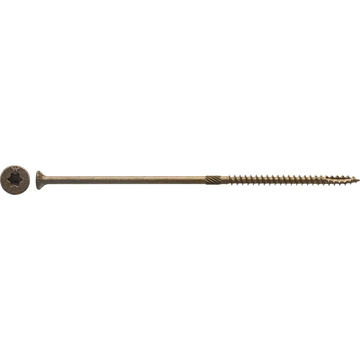 First-Class Big Timber 10 x 6 In. Bronze Flat Head Wood Screw 32 Ct. 1 Lb. Genuine