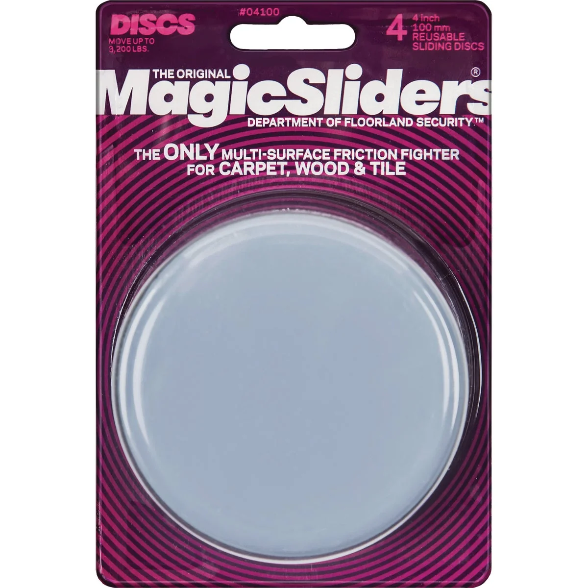Healthy Sliders 4 In. Round Furniture Glide 4-Pack Dependable