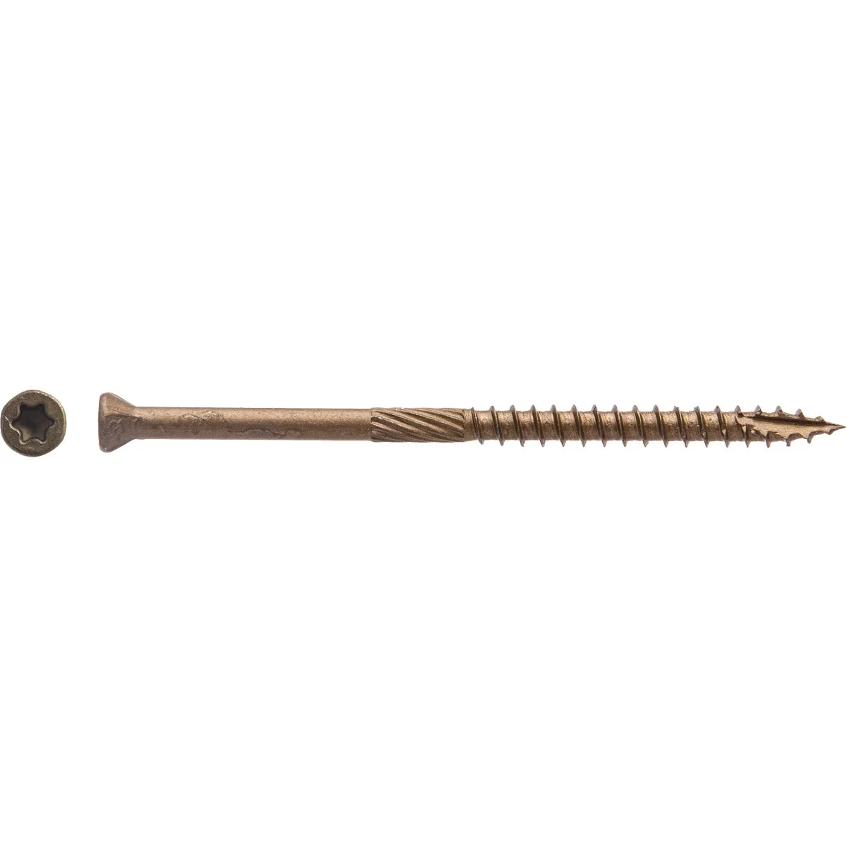 Authentic Big Timber 9 x 3 In. Bronze Trim Screw 5 Lb. Innovative
