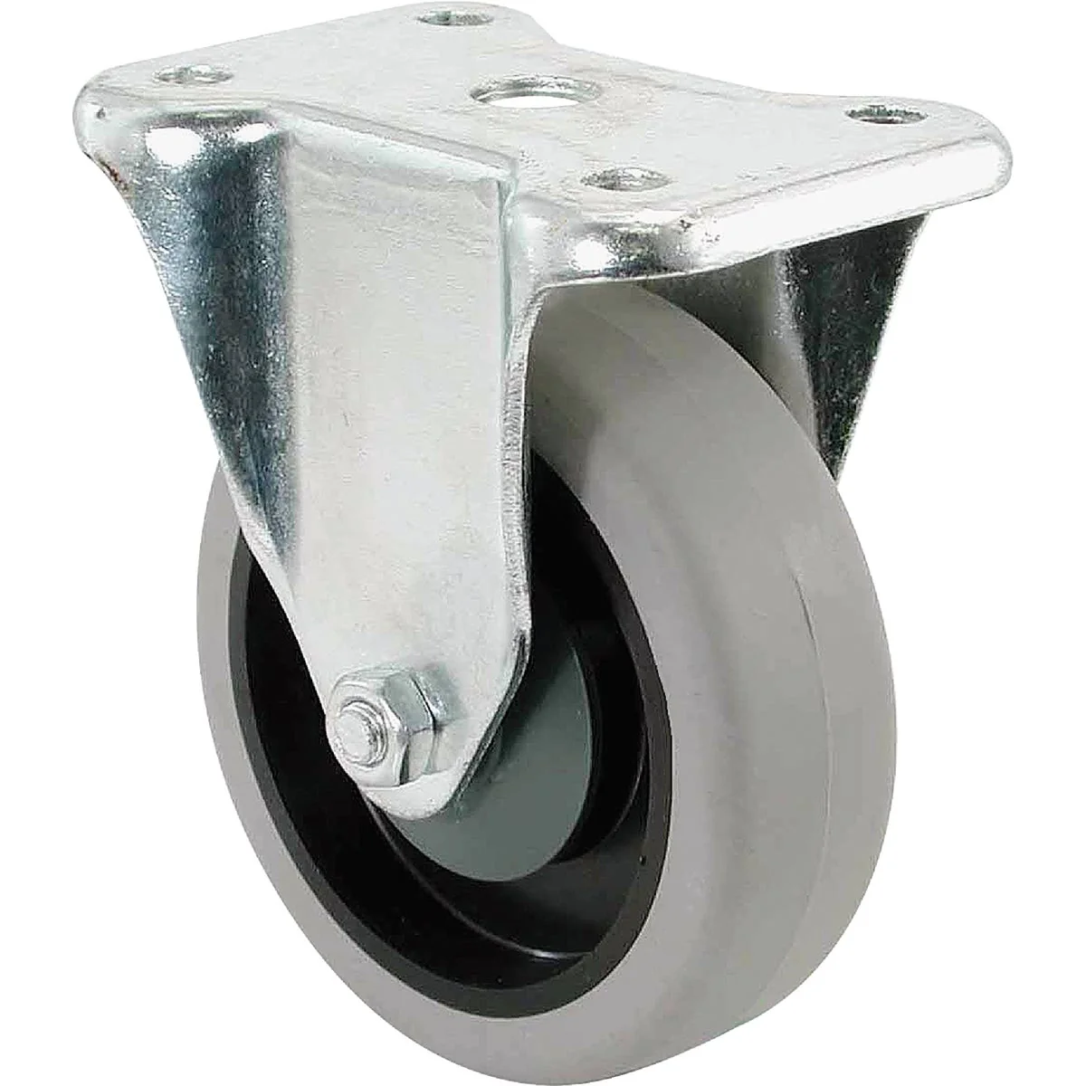 Secure Shepherd 4 In. Thermoplastic Rigid Plate Caster Casual