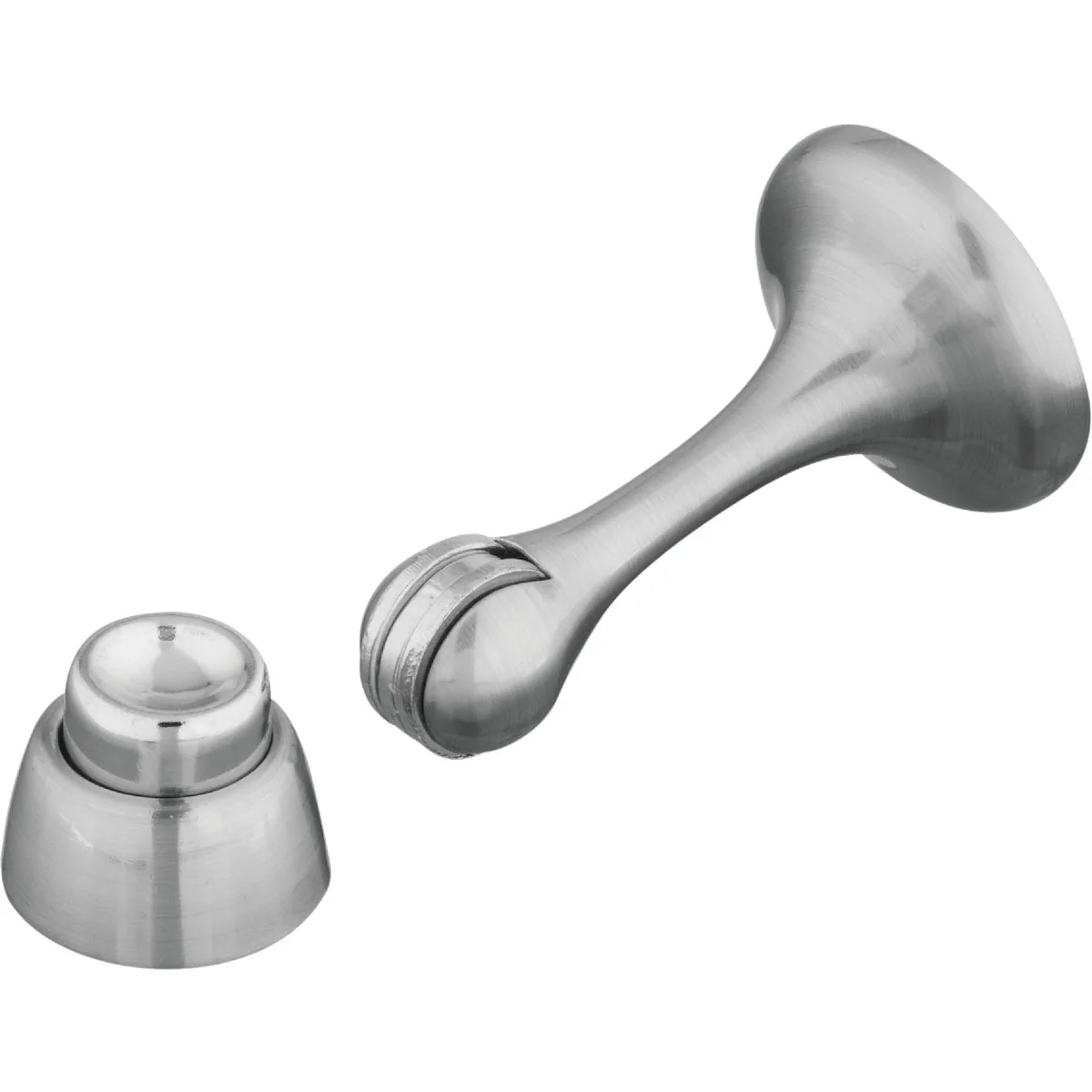 Optimized National V244 Satin Nickel Magnetic Rigid Door Stop Luxury