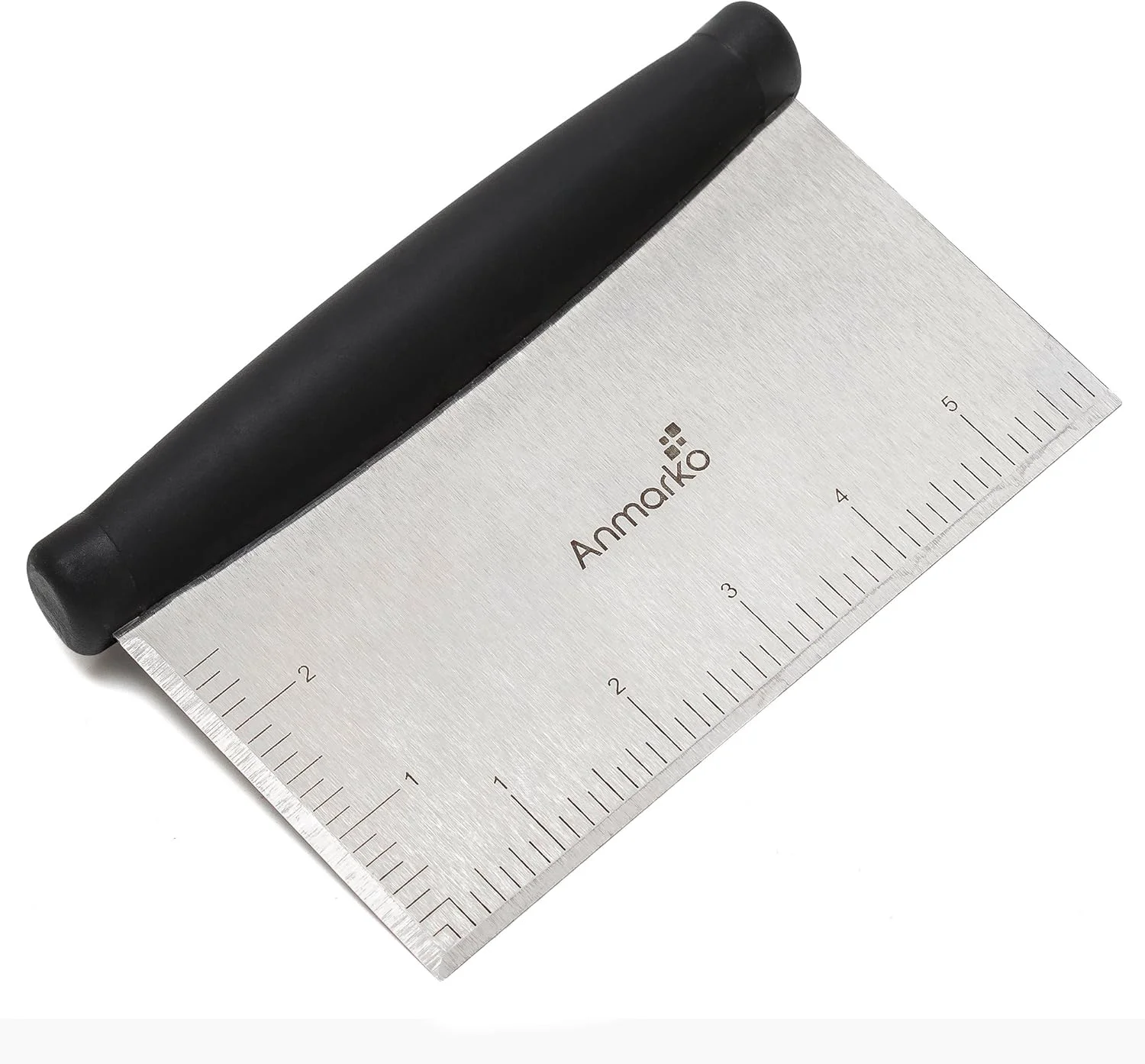 Minimalist Stainless Steel Metal Griddle Scraper Chopper - Great as Dough Cutter for Bread and Pizza Dough - Multipurpose Kitchen Utensil for Flat Top Griddle Healthy
