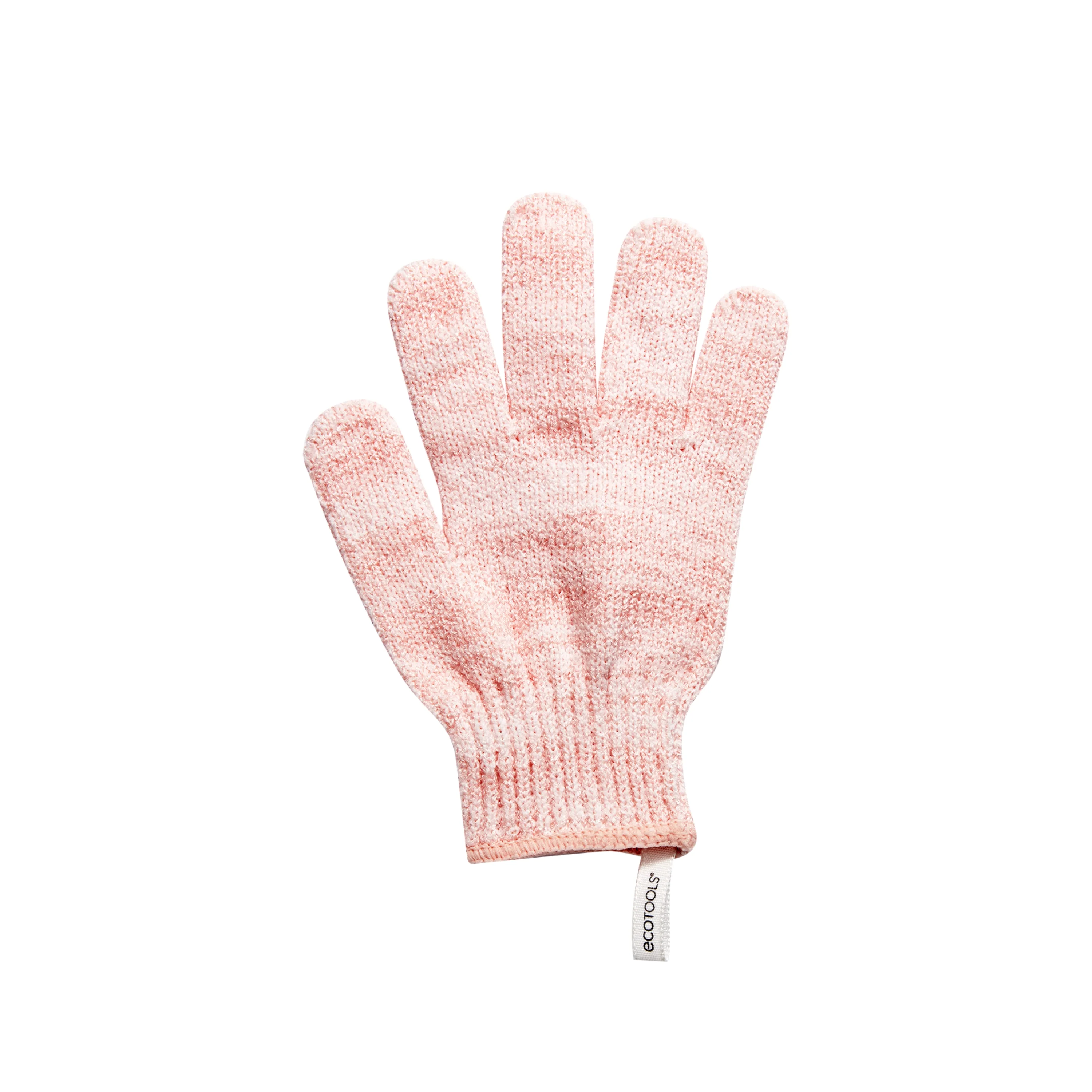 Reusable EcoTools Exfoliating Gloves Pink Clean