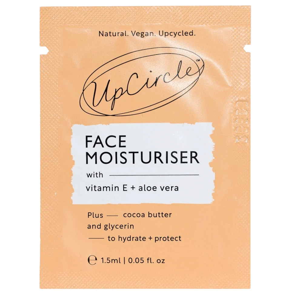 Crafted UpCircle Face Moisturizer with Vitamin E Aloe Vera - Sample Long-Lasting