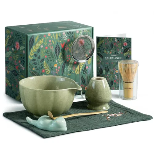 Natural Matcha Whisk Set 7 Count Clean