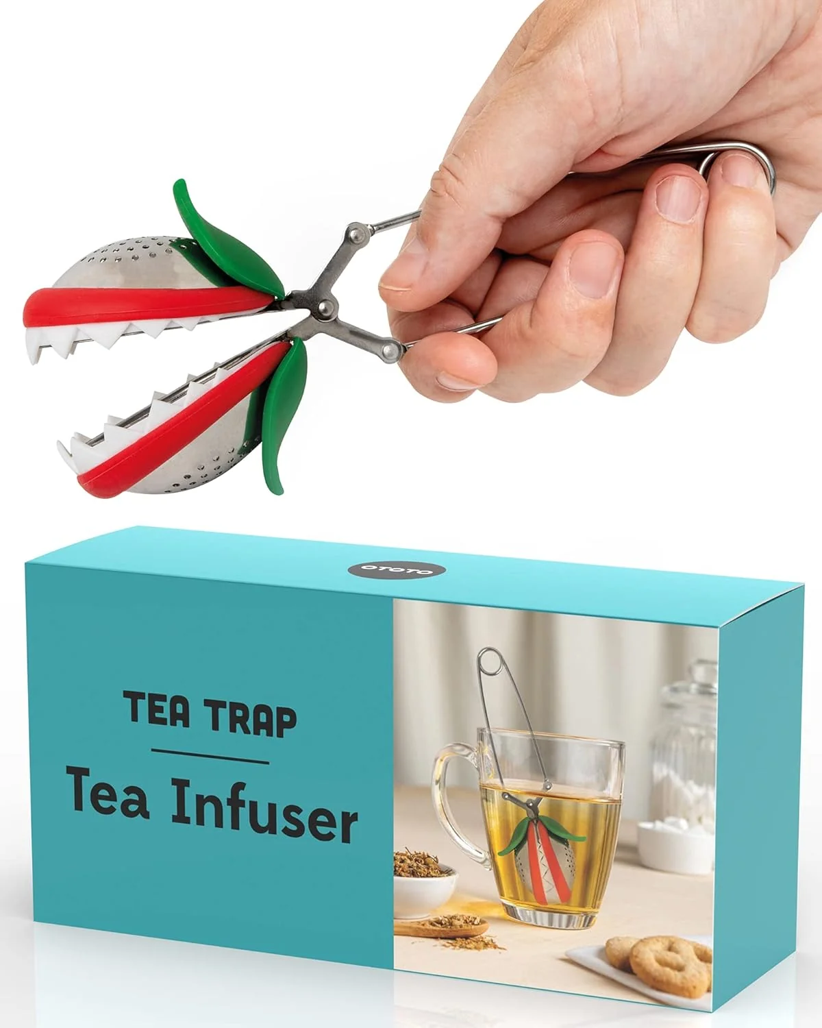 First-Class Cute Tea Infuser by Ototo - Loose Leaf Tea Steeper Tea Accessories Tea Diffusers Tea Infuser for Loose Leaf Tea Tea Strainers Cute Gifts Flexible