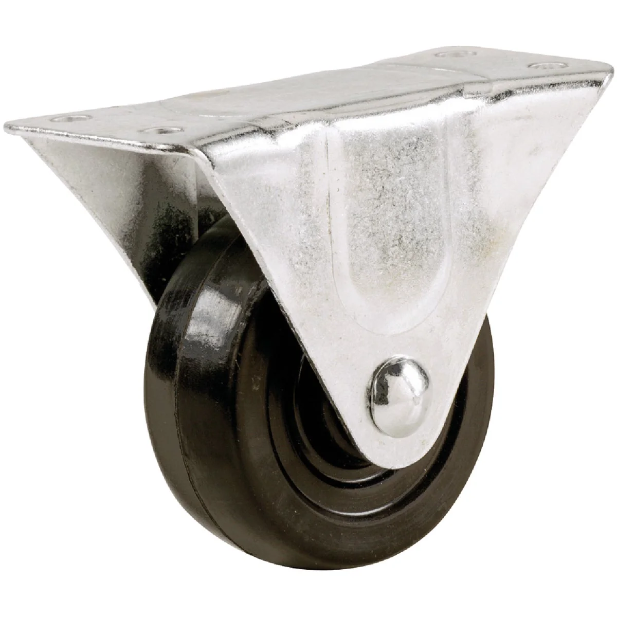 Detailed Shepherd 2-1 2 In. General-Duty Rubber Rigid Plate Caster High-Performance