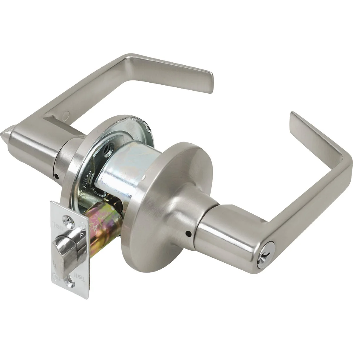 Outstanding Tell Satin Chrome Entry Door Lever Consistent