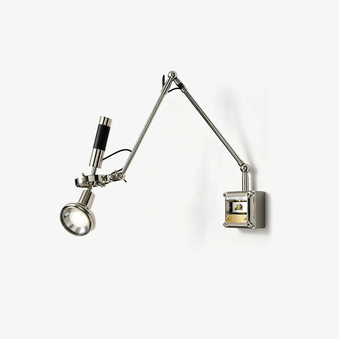 Clean Industrial Joystick Wall Lamp Pure