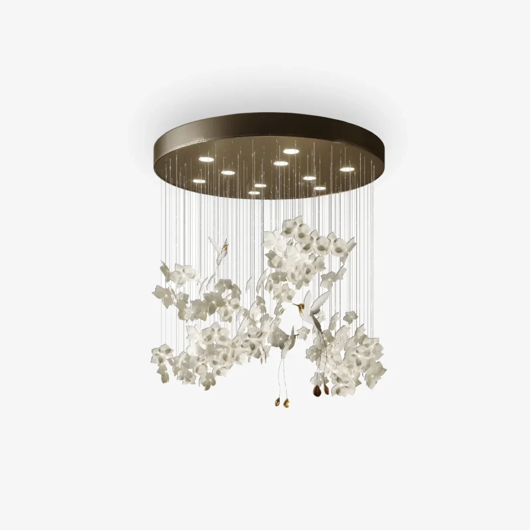Excellent Flora Bird Stair Chandelier Durable
