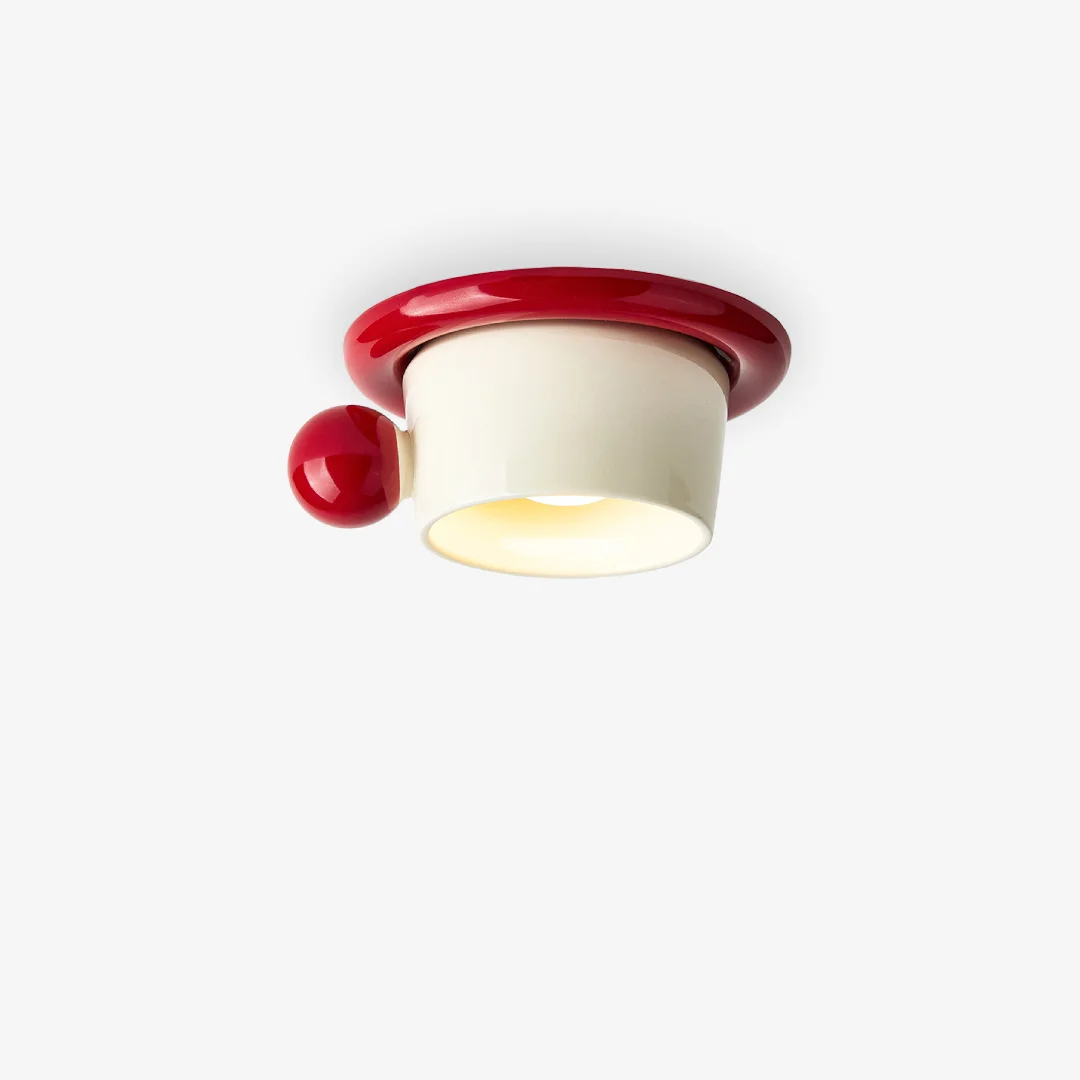 Advanced Creative Tea Cup Ceiling Lamp Safe