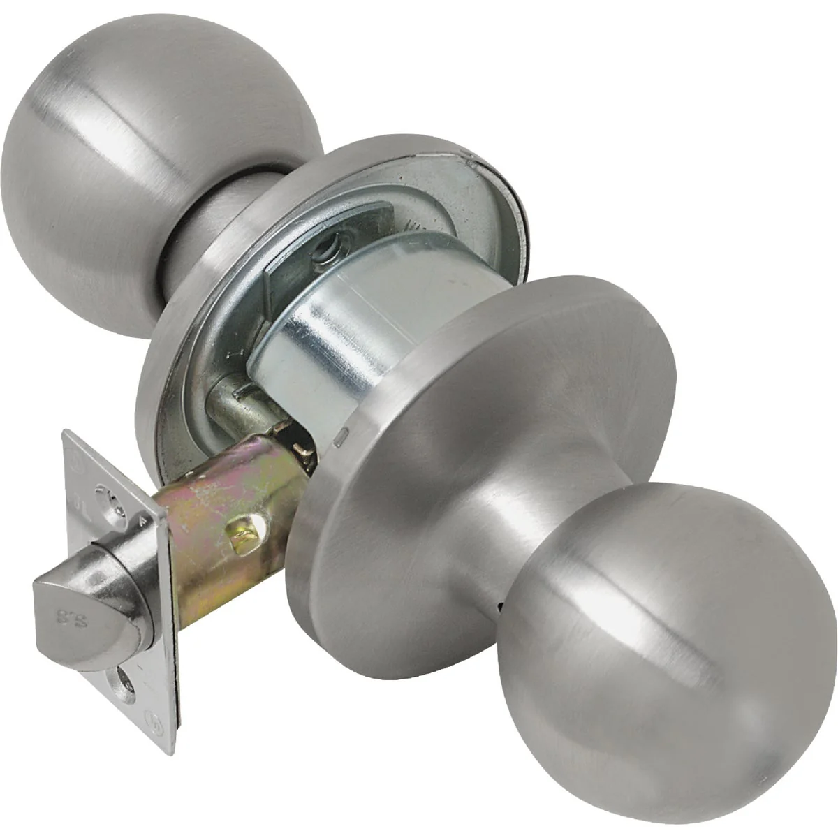Healthy Tell Satin Stainless Steel Hall Closet Door Knob Convenient