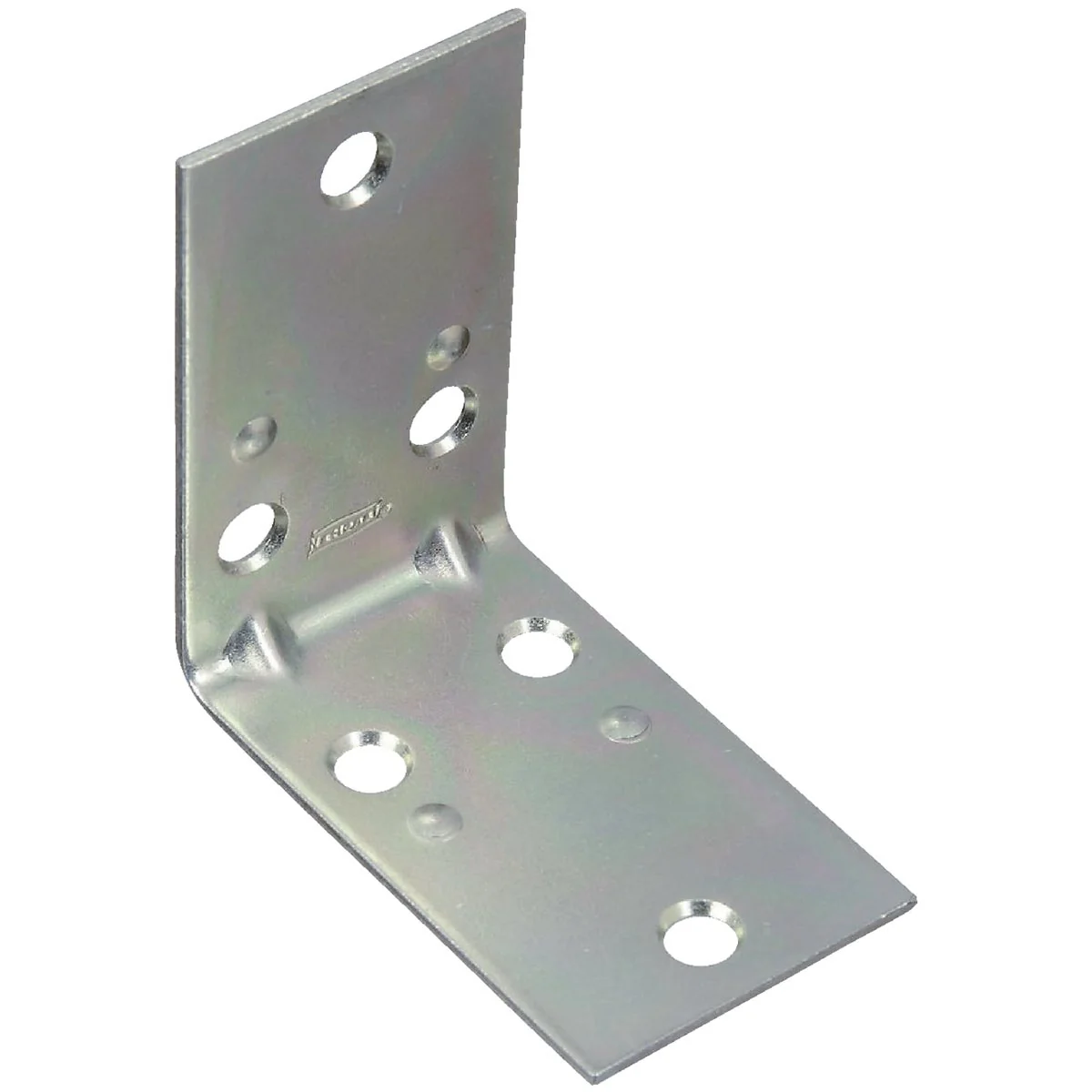 Minimalist National Catalog V121 2-1 2 In. x 1-1 2 In. Double Wide Zinc Corner Brace Environmentally Friendly