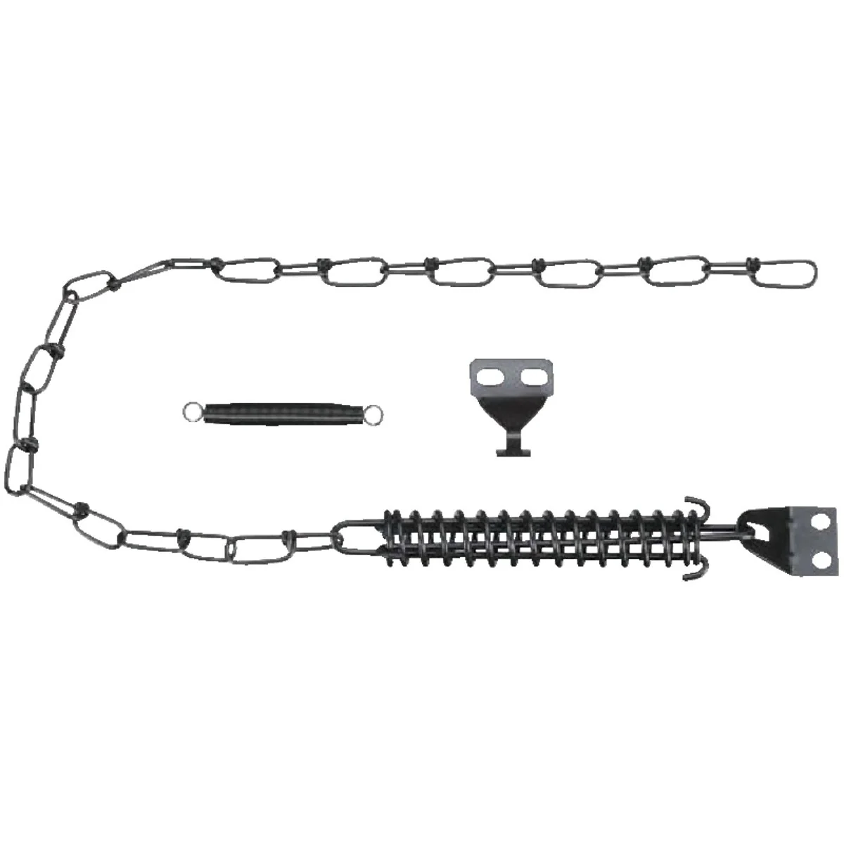 Enhanced National Black Door Stop Spring Chain Convenient