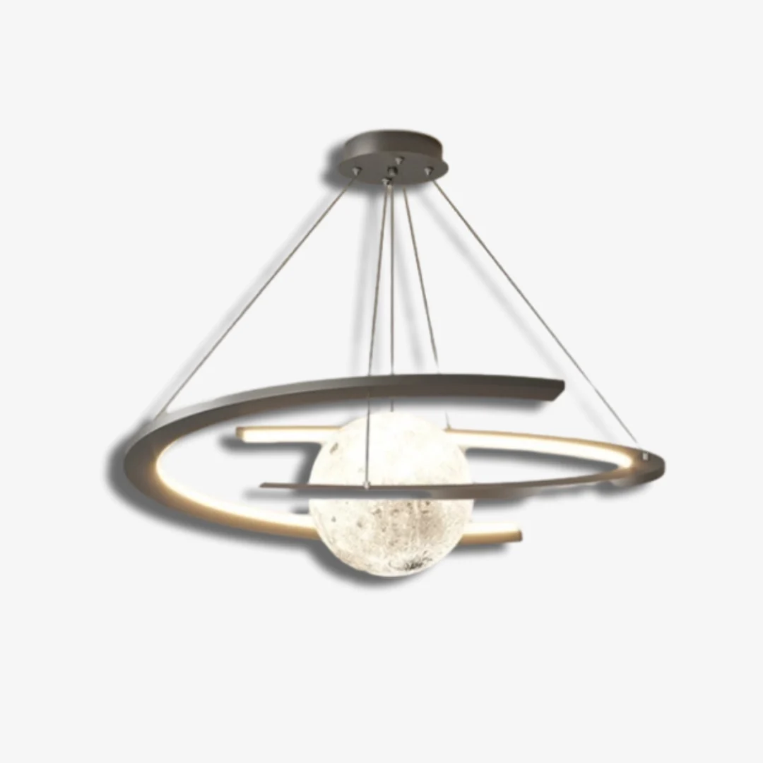 Relaxed Creative Moon Pendant Light Secure