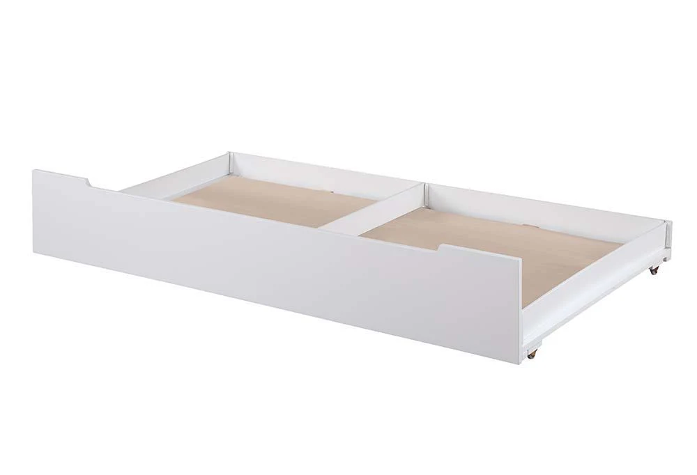 Clean Loreen - Twin Trundle - Oak White World-Class