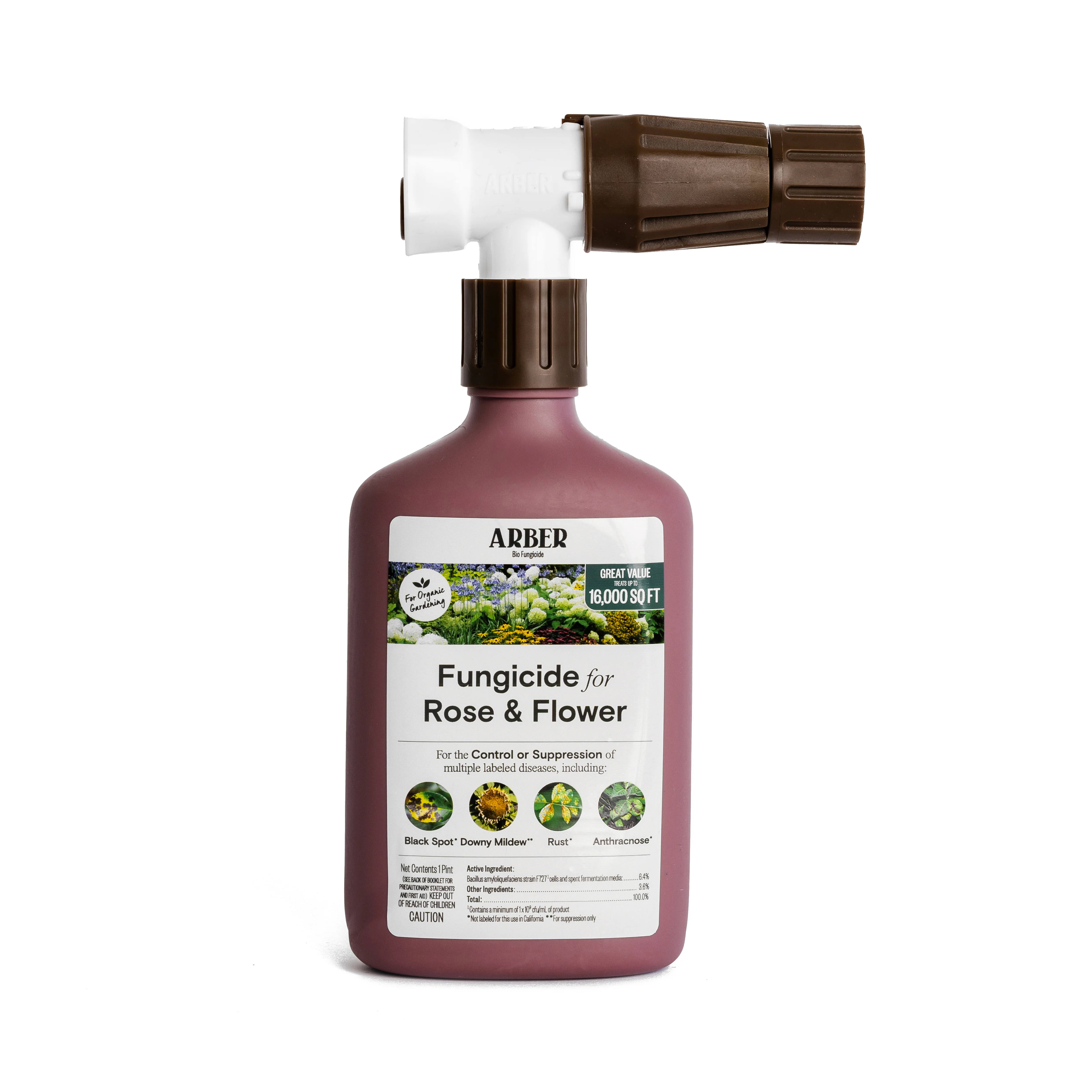 Original Arber Organic Fungicide for Roses and Flowers RTS Dependable