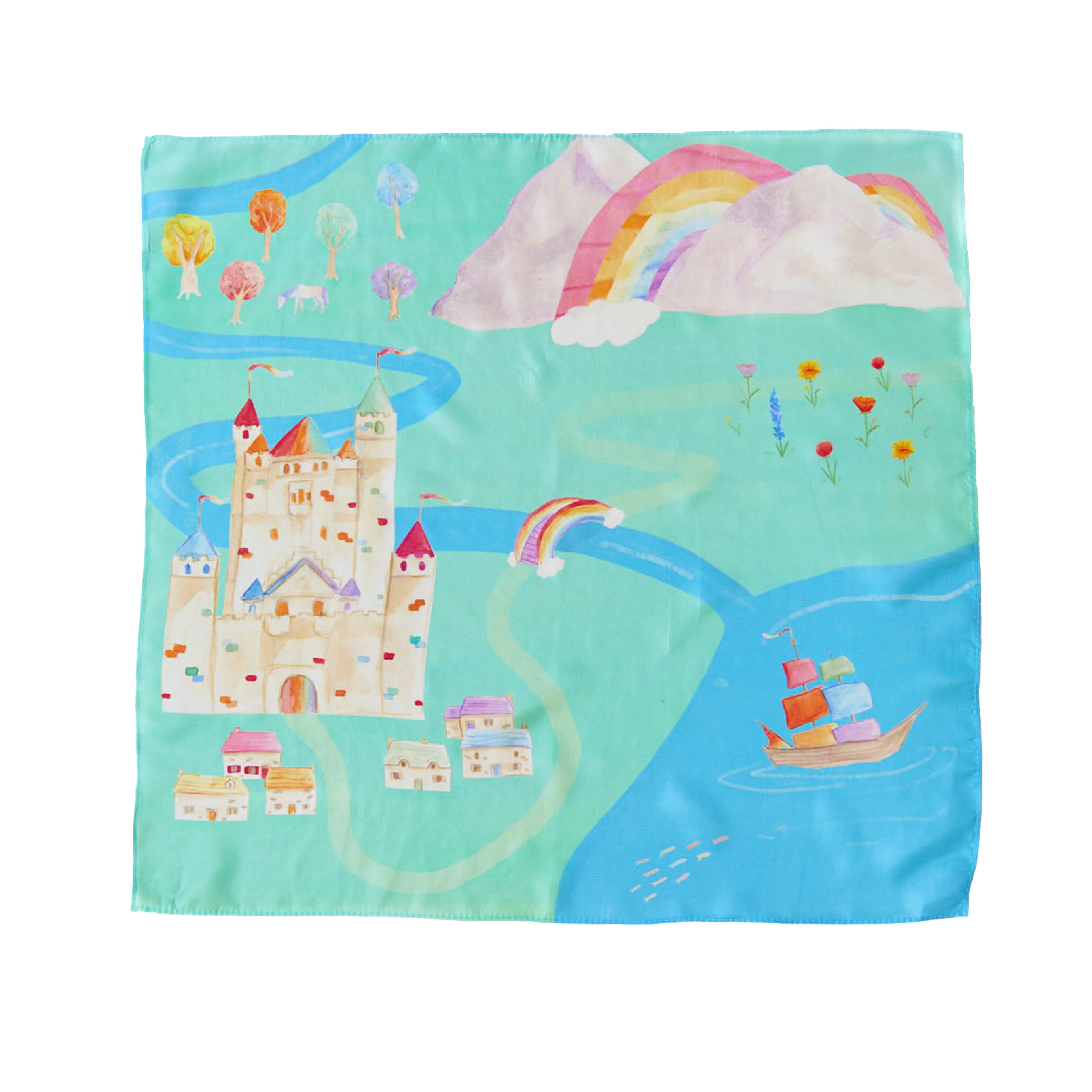 Powerful Sarah's Silks Rainbowland Play Map Certified