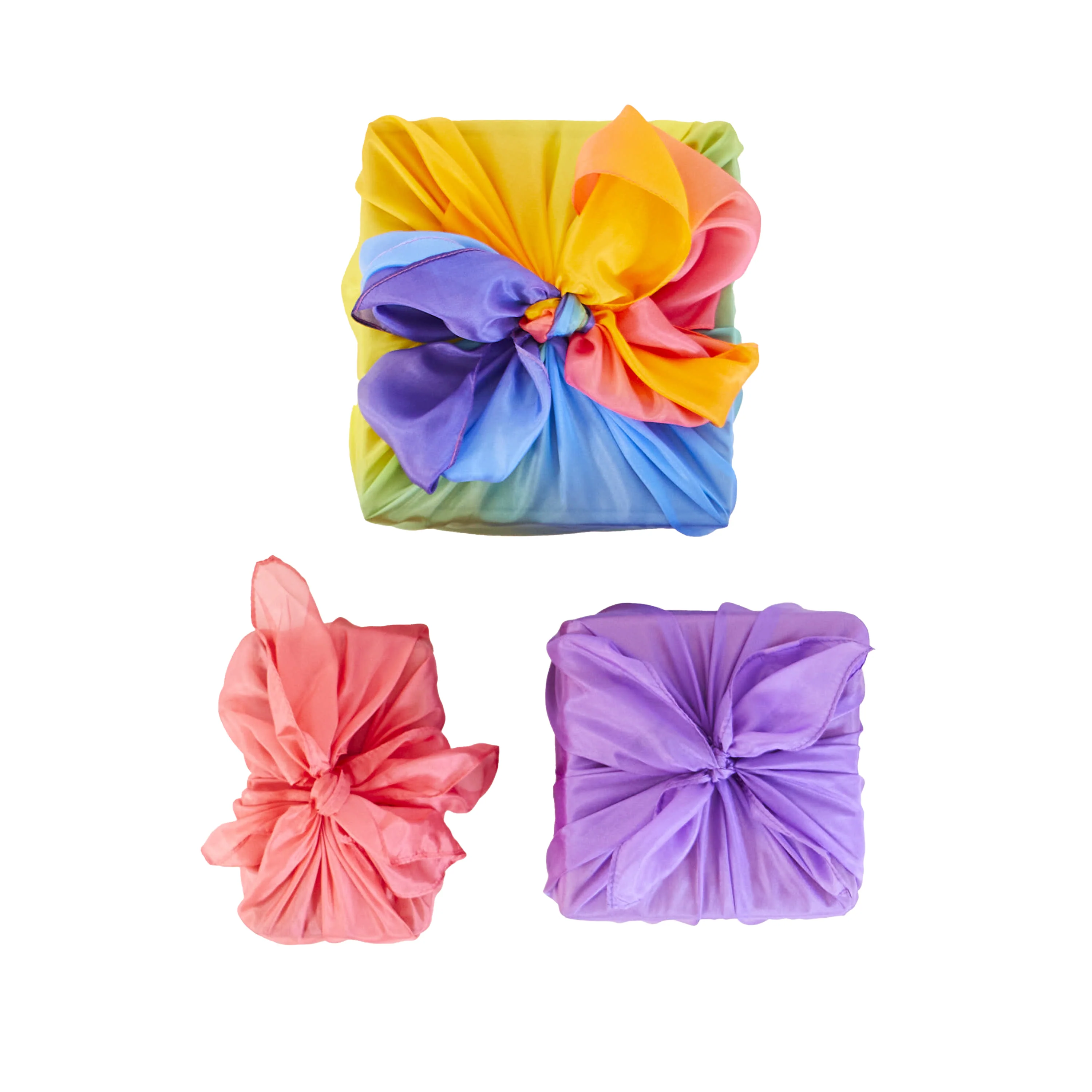 Classic Sarah's Silks Reusable Gift Wrap Furoshiki Set Quality