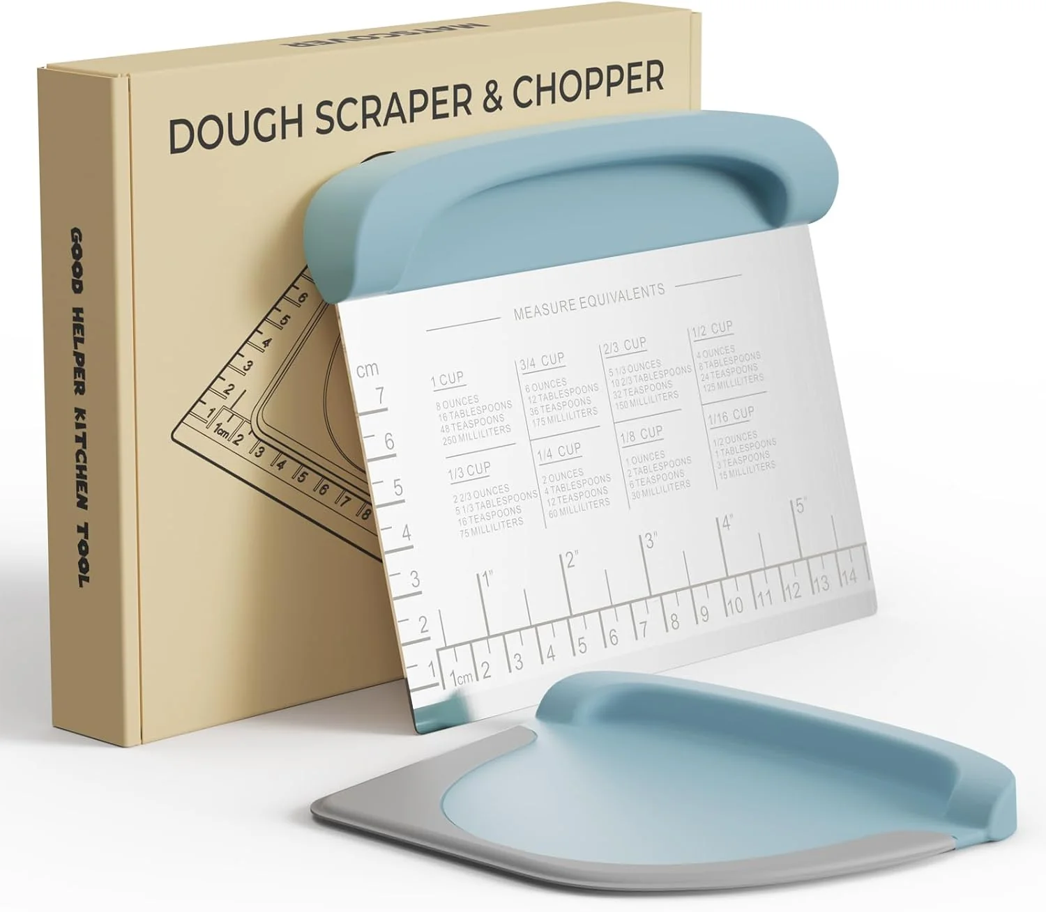 Soft Bench Scraper Dough Cutter Tool - Bowl Pastry Scraper for Bread Cake Pizza Bench Knife Kitchen Dough Scraper for Baking Convenient