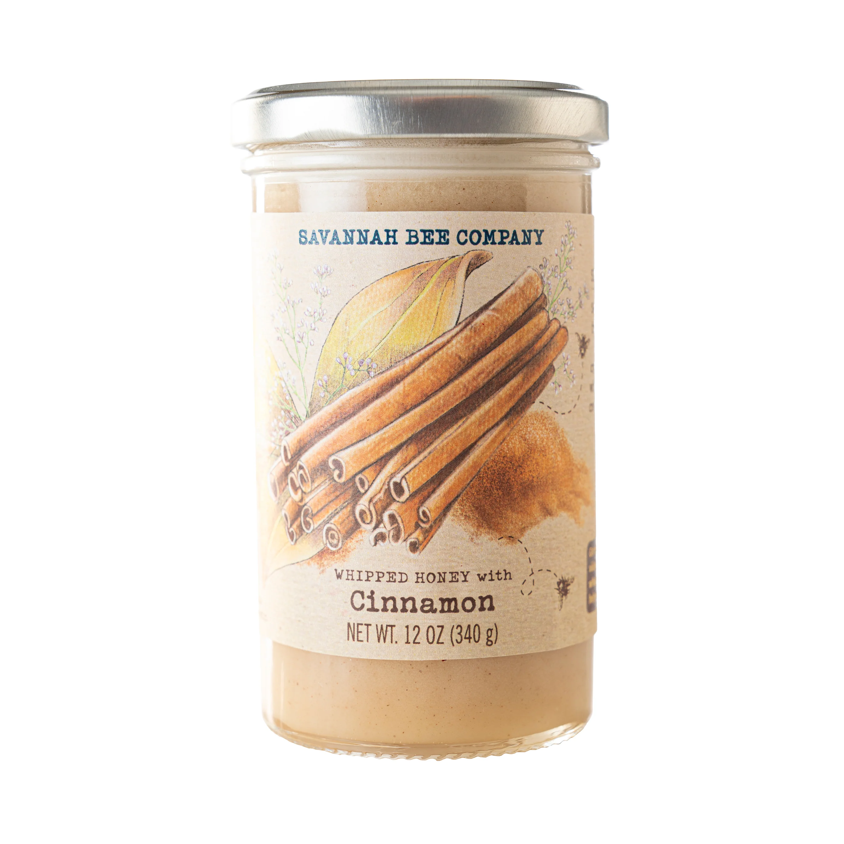 User-Friendly Savannah Bee Company Whipped Honey with Cinnamon Smooth