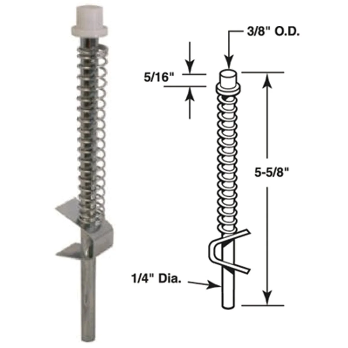 Recyclable Prime-Line Bifold Door Top Guide Rod Minimalist