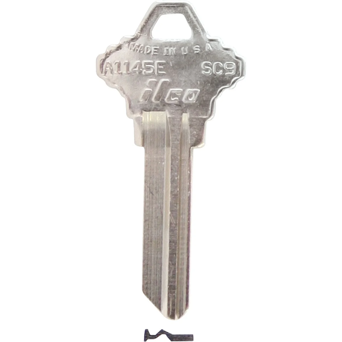 Classic ILCO Schlage Nickel Plated House Key SC9 10-Pack Selected