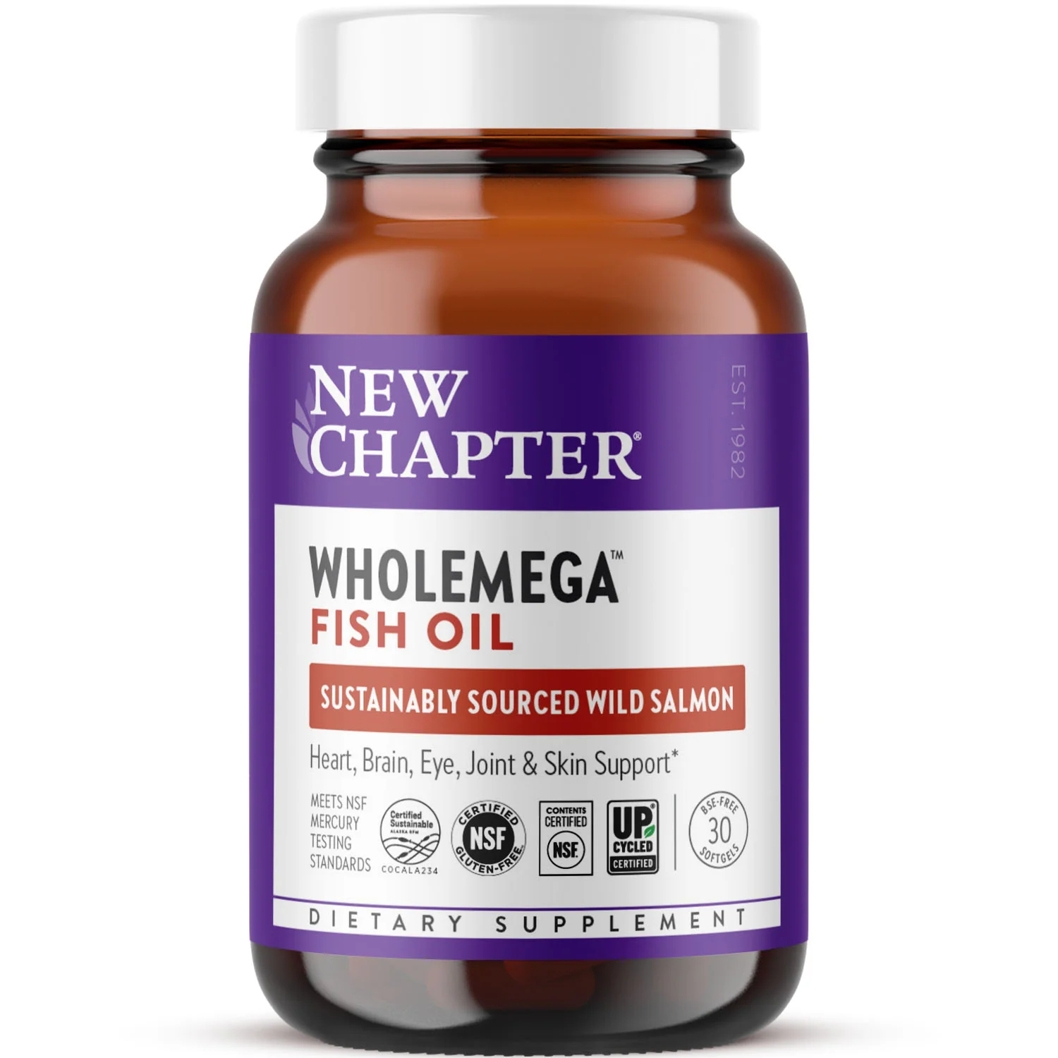Classic New Chapter Wholemega™ Fish Oil User-Friendly