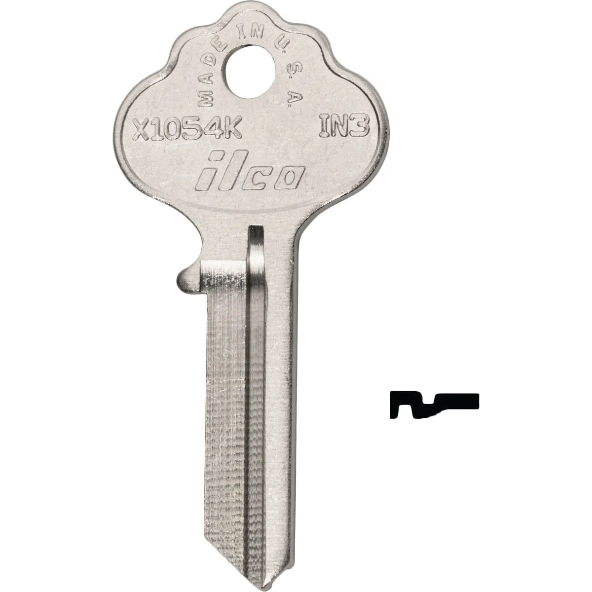 Fine Crafted ILCO Nickel Plated File Cabinet Key IN3 10-Pack Outstanding