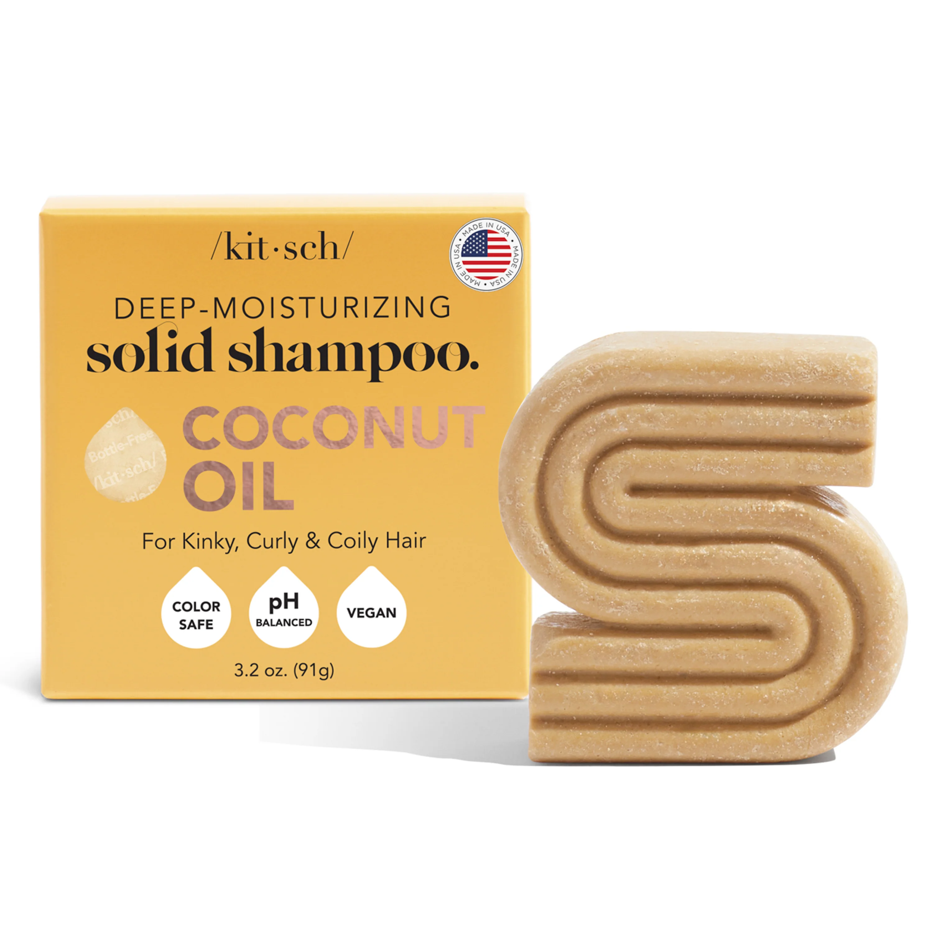 Responsible Kitsch Coconut Oil Deep Moisturizing Shampoo Bar Luxury