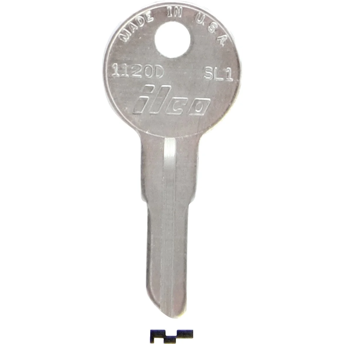 Superior ILCO Slaymaker Nickel Plated Padlock Key SL1 10-Pack Fine Crafted