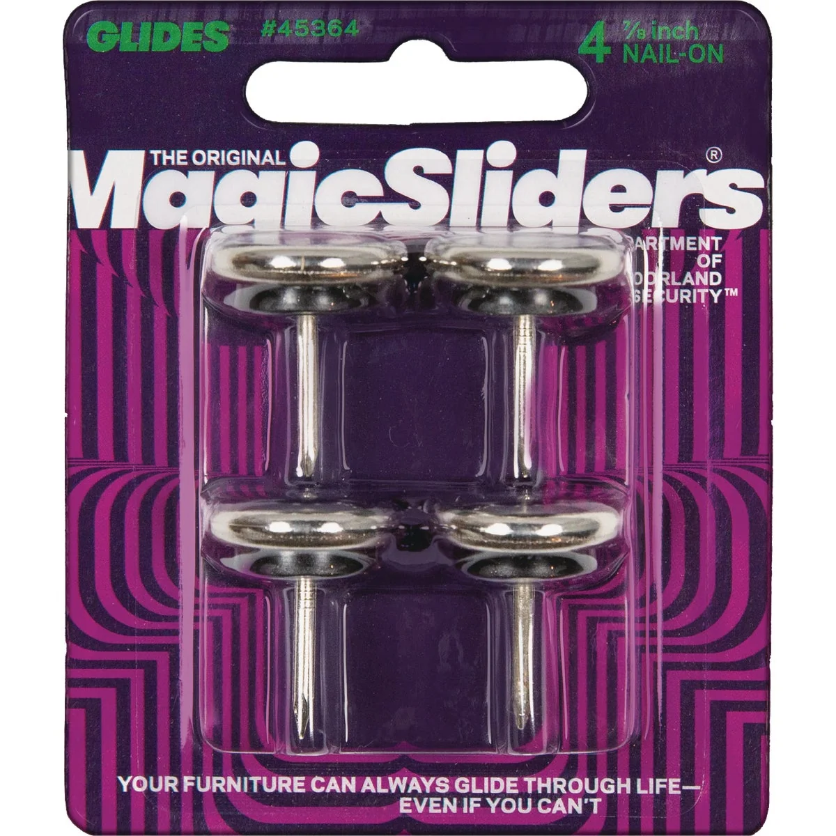 Certified Sliders 7 8 In. Round Nail-On Furniture Glide 4-Pack Durable