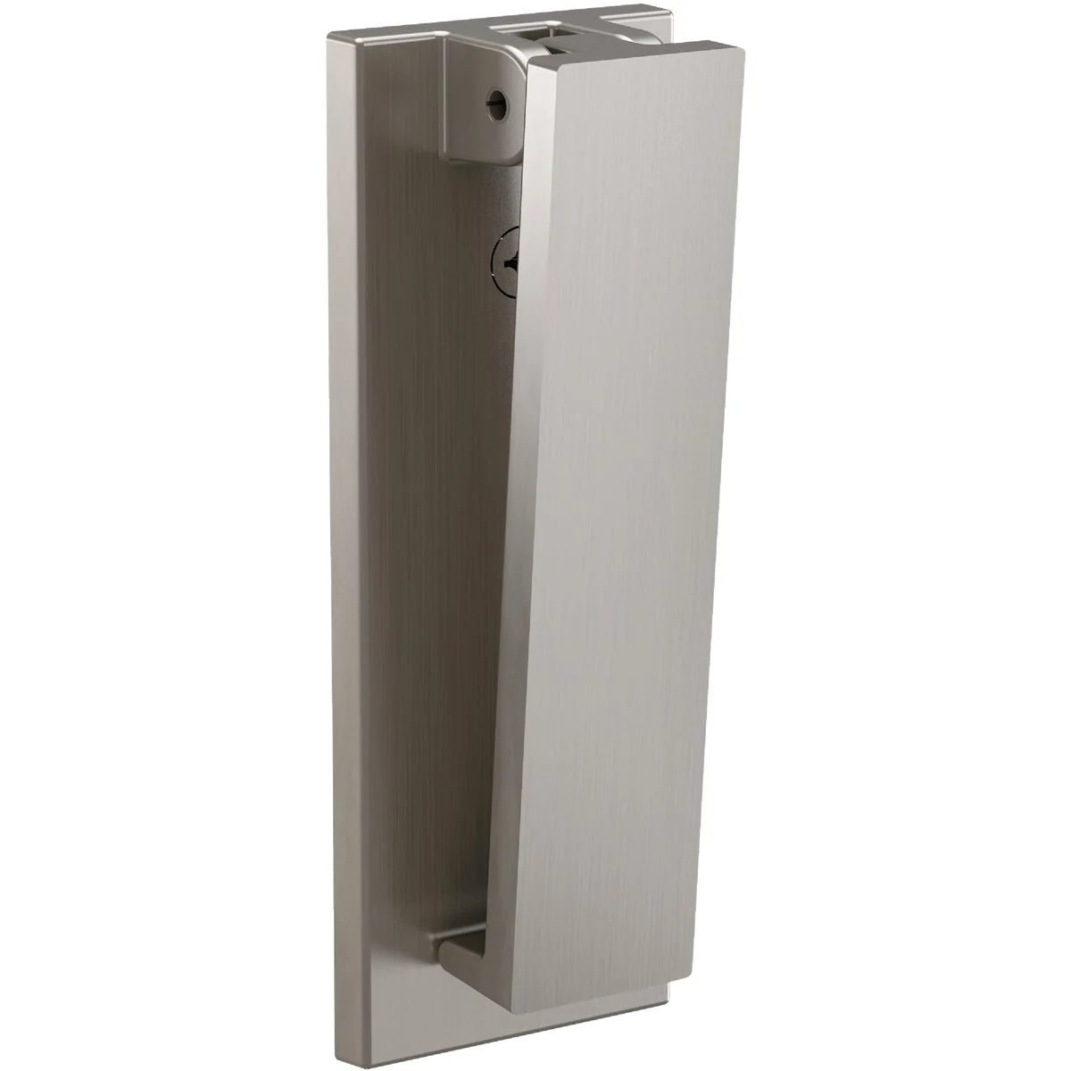 Genuine National Hardware 4-3 4 In. Satin Nickel Reed Door Knocker Responsible