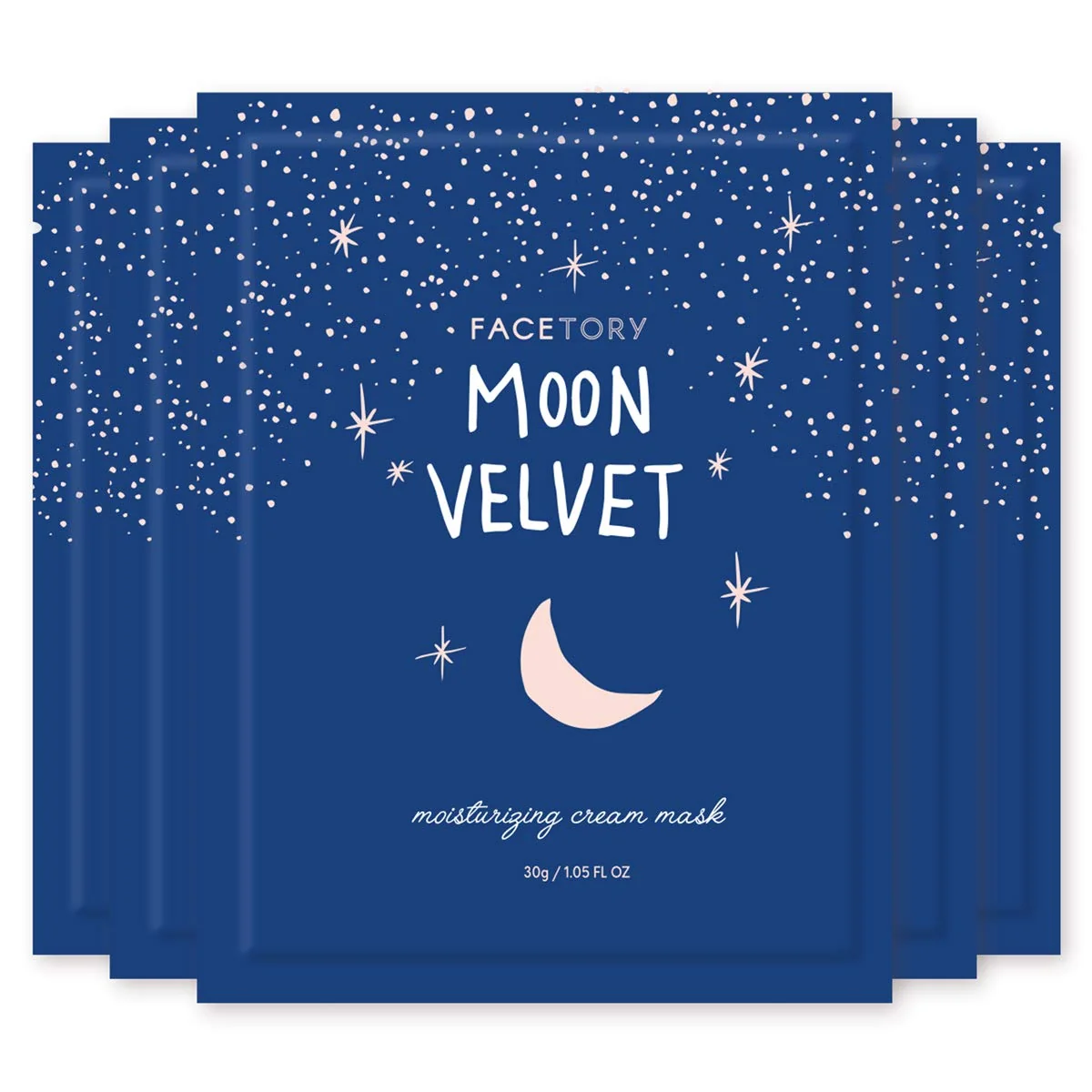 Detailed FaceTory Moon Velvet MOISTURIZING Sheet Mask Durable