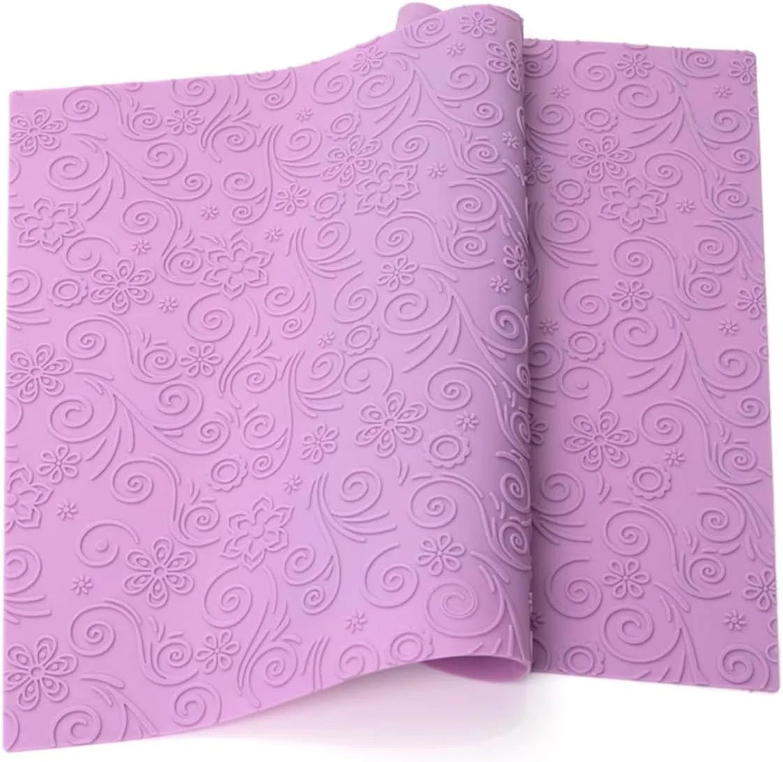 Effective Growtail Cake Fondant Impression Mat Impression Lace Mold Fondant Cake Decorarting Tools-Spring Bloom Spiricle Crocodile Alligator Pattern Spring Artisan