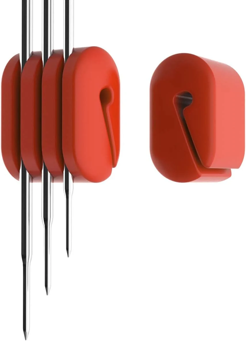 Genuine Universal Slicon Pot Clip Cup Clip for Temperature Probe of Deep Fryer Candy Pot Probe Organizer Pack of 2 Functional