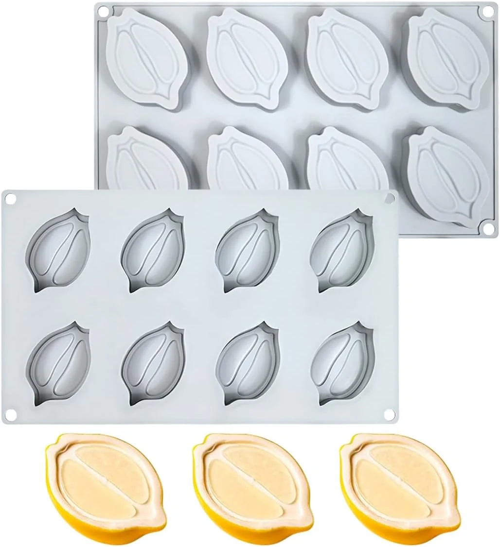 Modern mostsom 3D Lemon Silikone Cake Mold For Baking Mousse Desserts Bakeware Cake Decorating Tools I_ Lemon Advanced