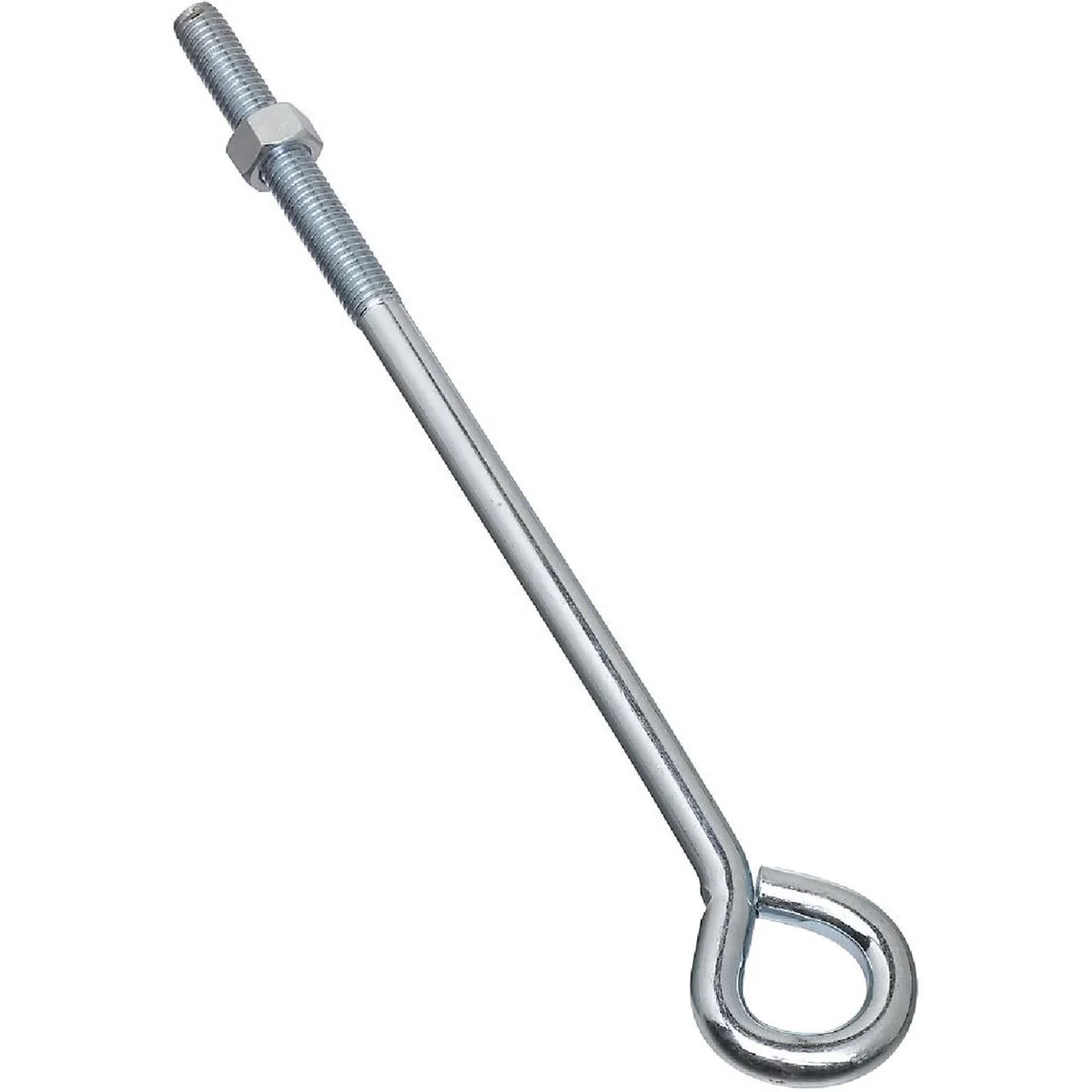 Minimalist National 1 2 In. x 12 In. Zinc Eye Bolt with Hex Nut Powerful