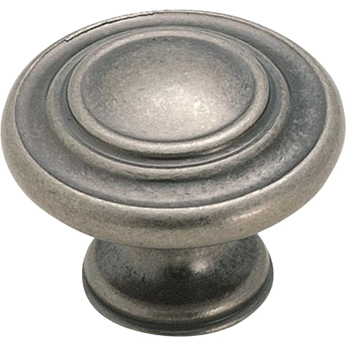 Premium Material Amerock Inspirations Weathered Nickel 1-3 8 In. Cabinet Knob Practical