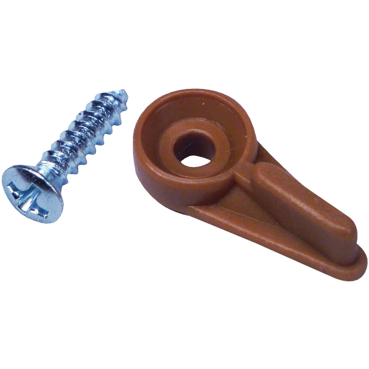Fast United States Hardware 15 16 In. x 3 8 In. Brown Storm Screen Clip 8 Count Detailed