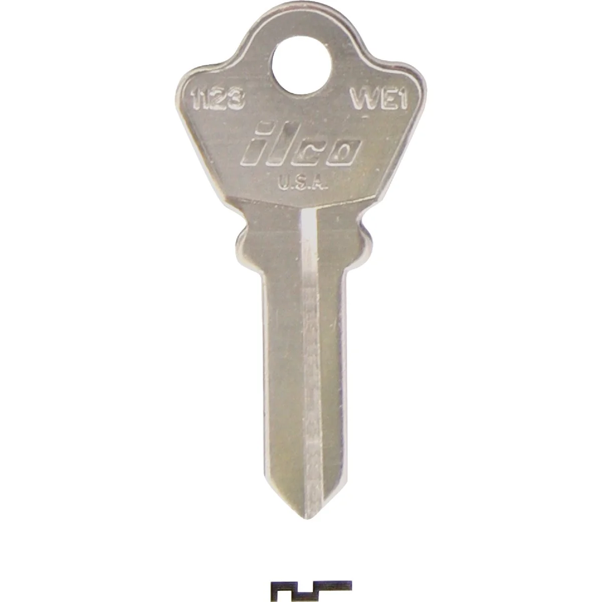 Innovative ILCO Welch Nickel Plated Cam Lock Key 10-Pack Casual