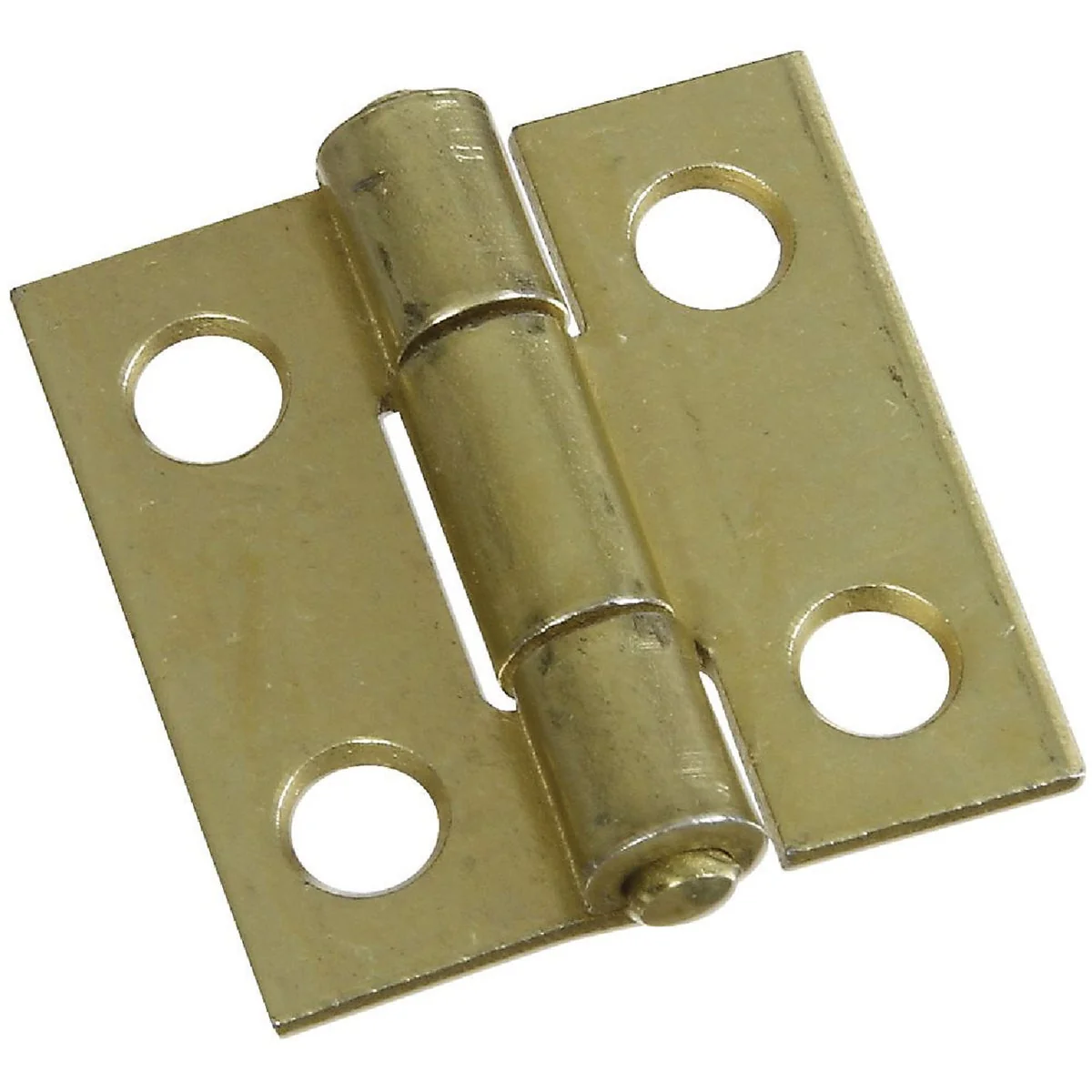 Premium Material National 1 In. Brass Tight-Pin Narrow Hinge 2 Count Crafted