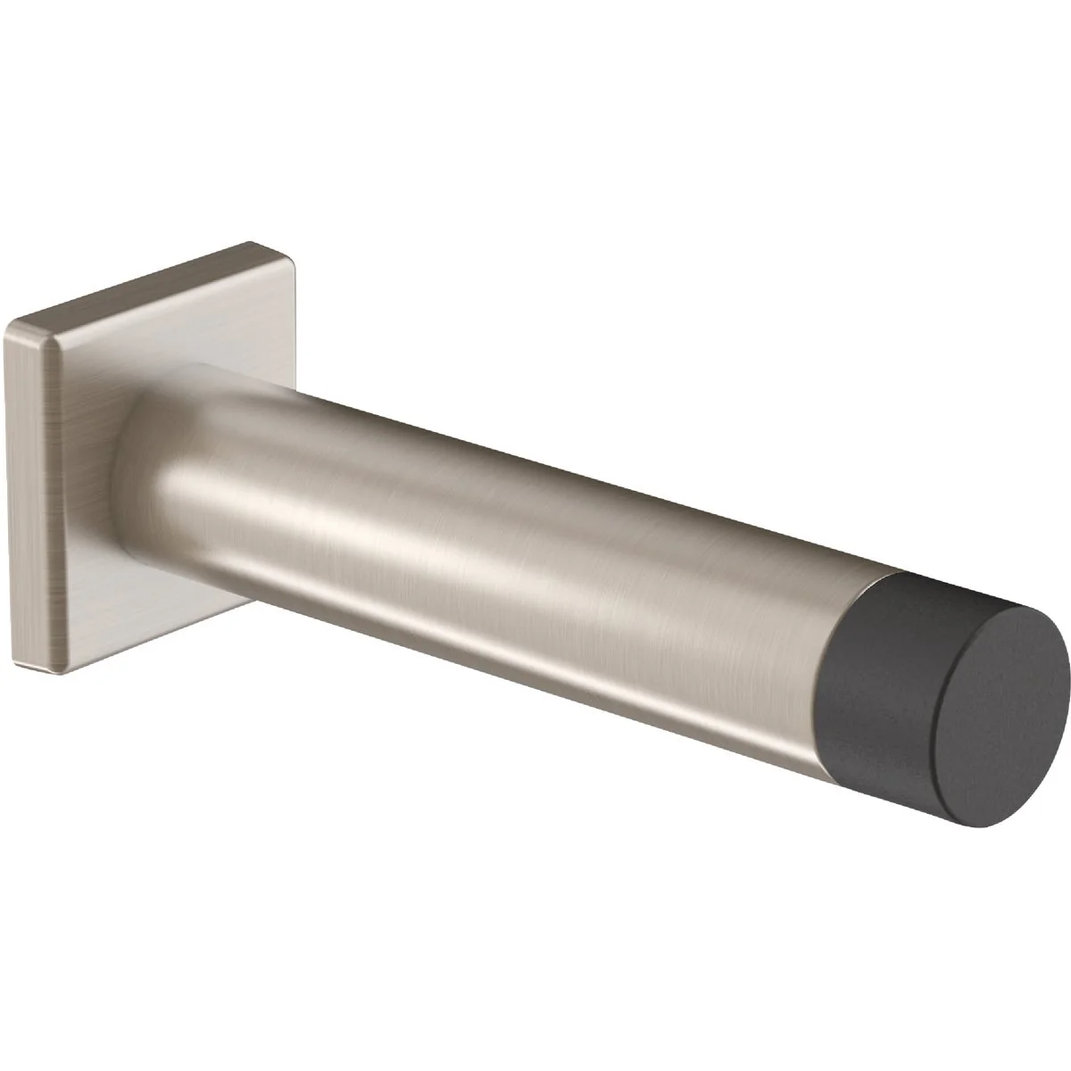 Unique National Hardware 3 In. Satin Nickel Reed Door Stop Casual